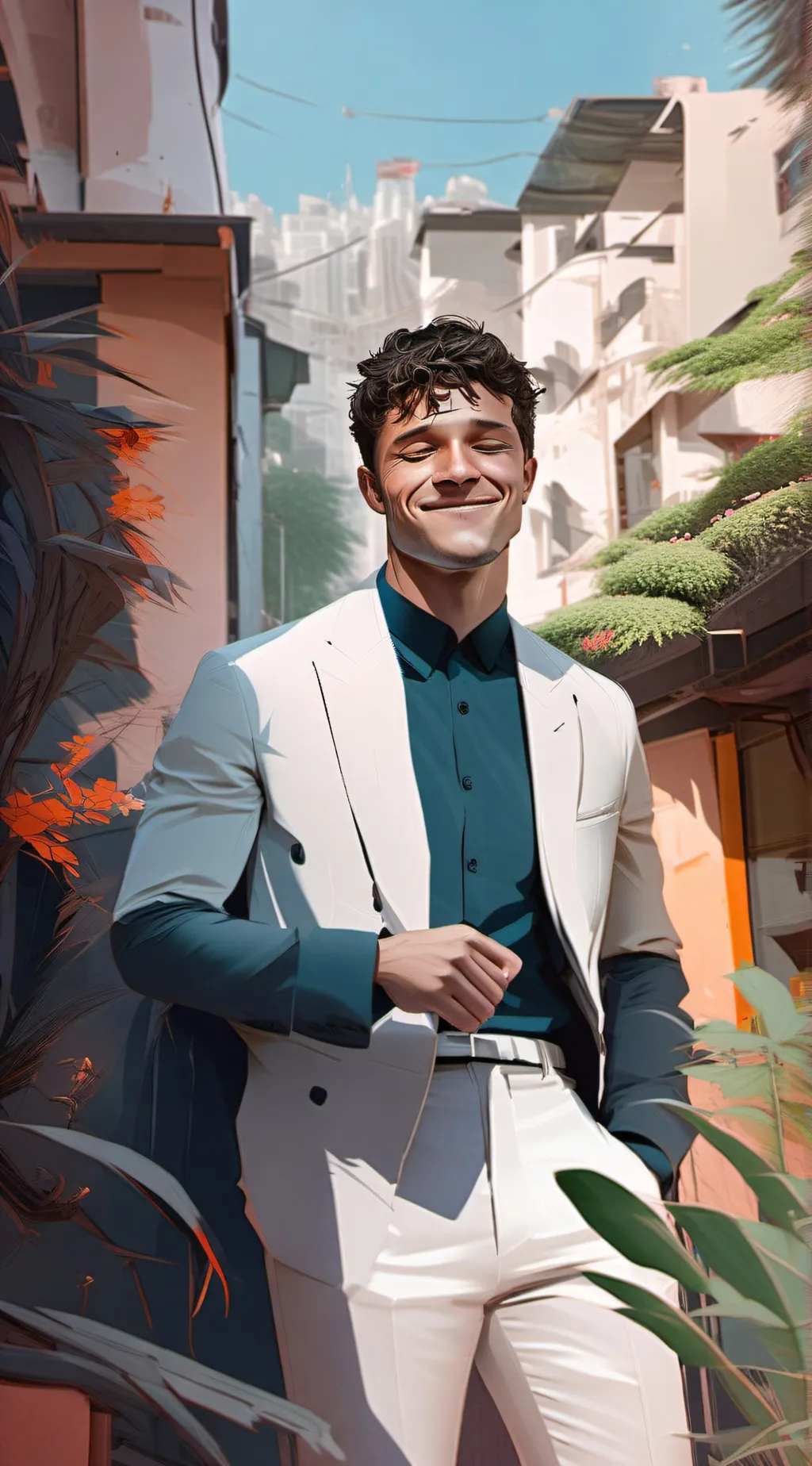 ai character: Lando Norris background