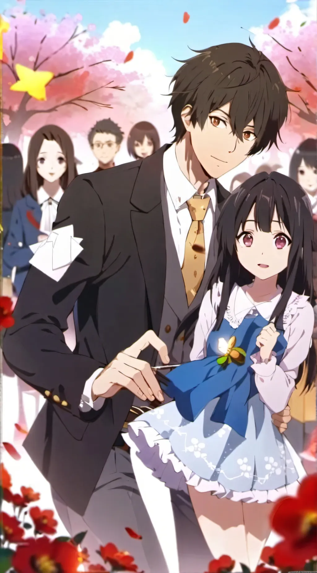 ai character: popular man background