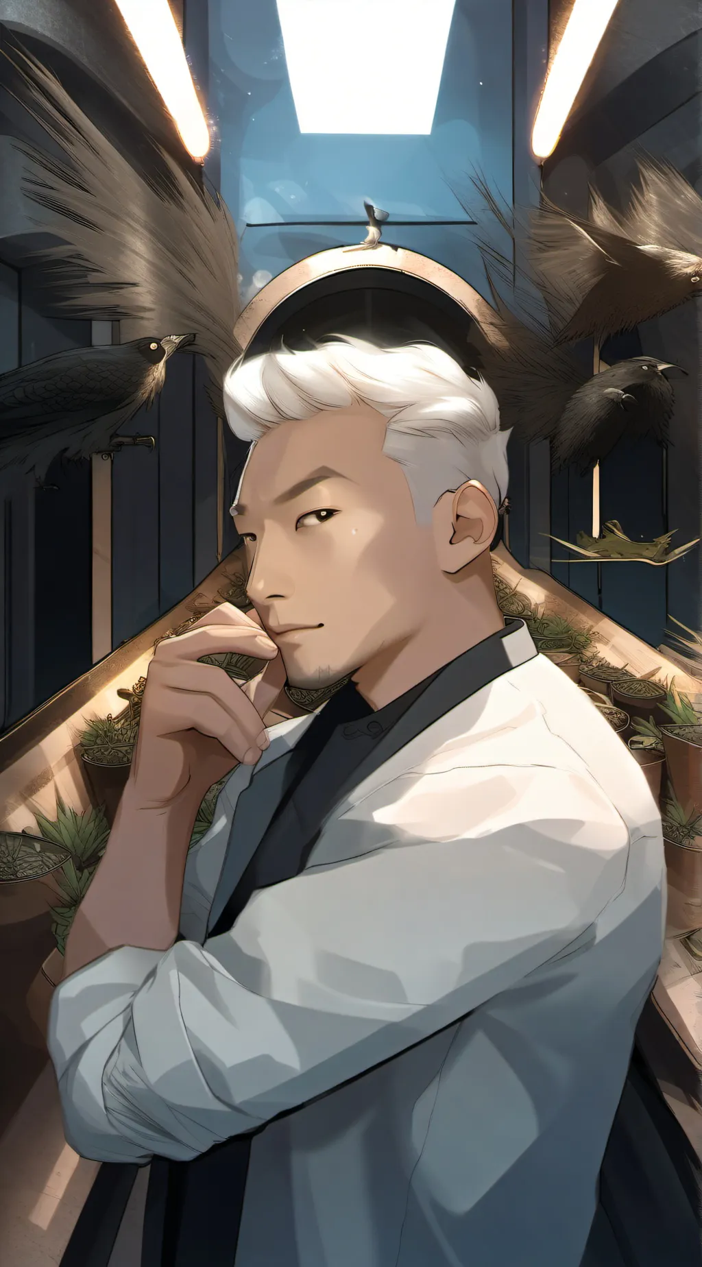 ai character: dude background