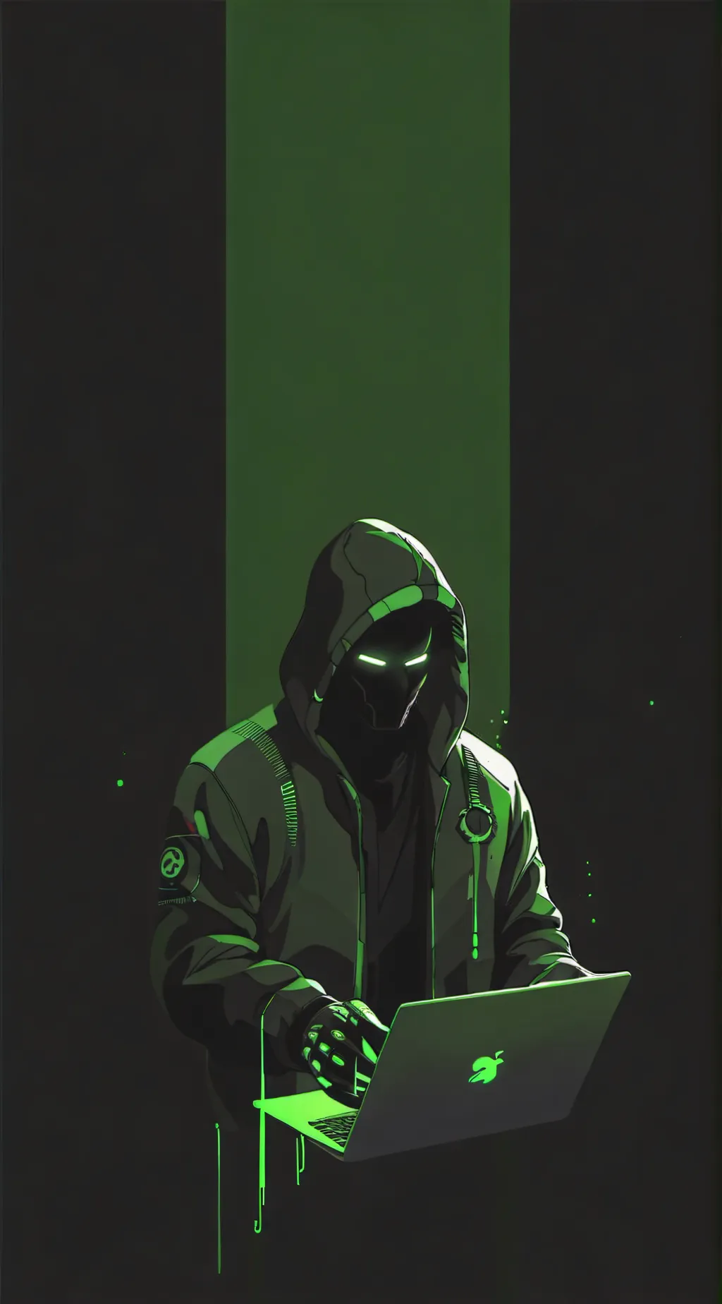 ai character: H@cker background