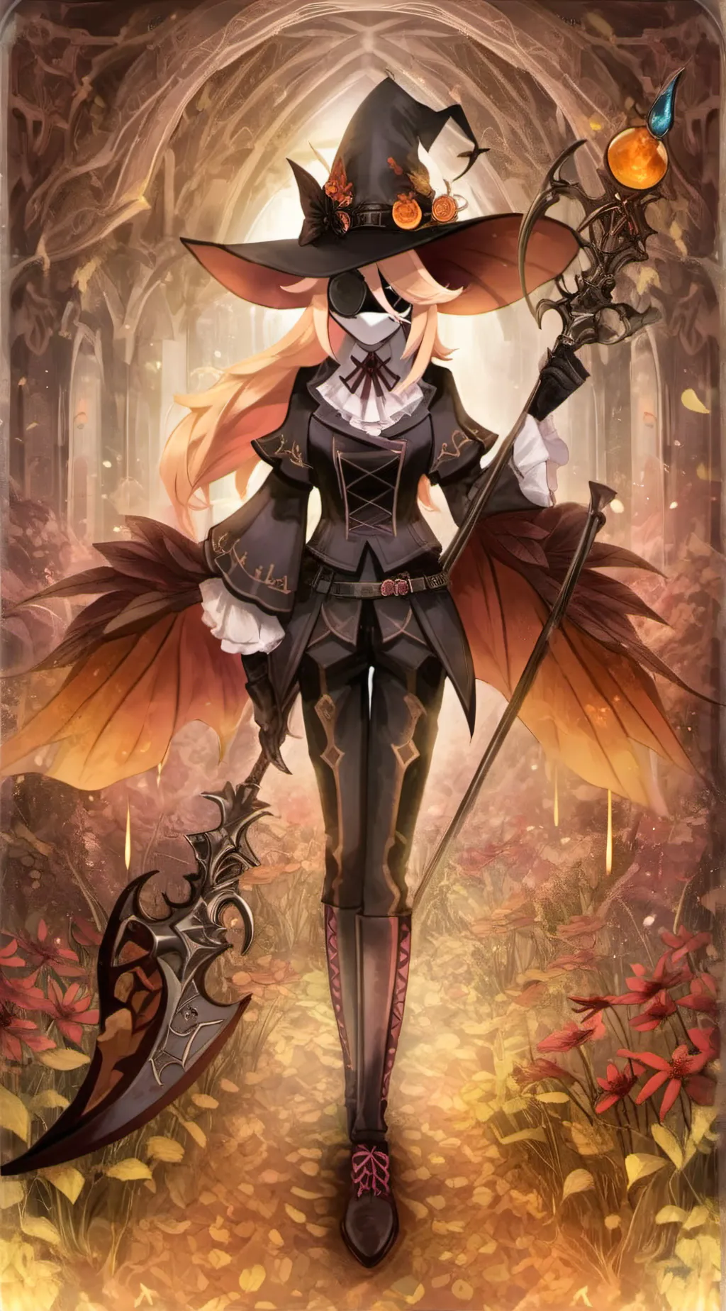 ai character: FĘÑ background