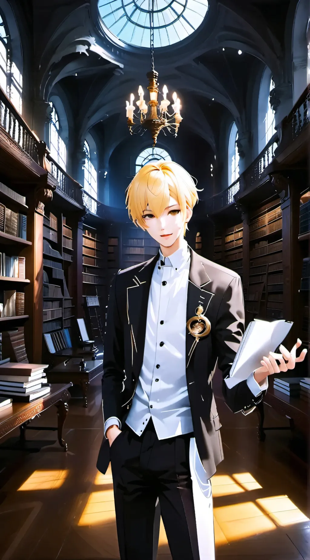 ai character: zander background