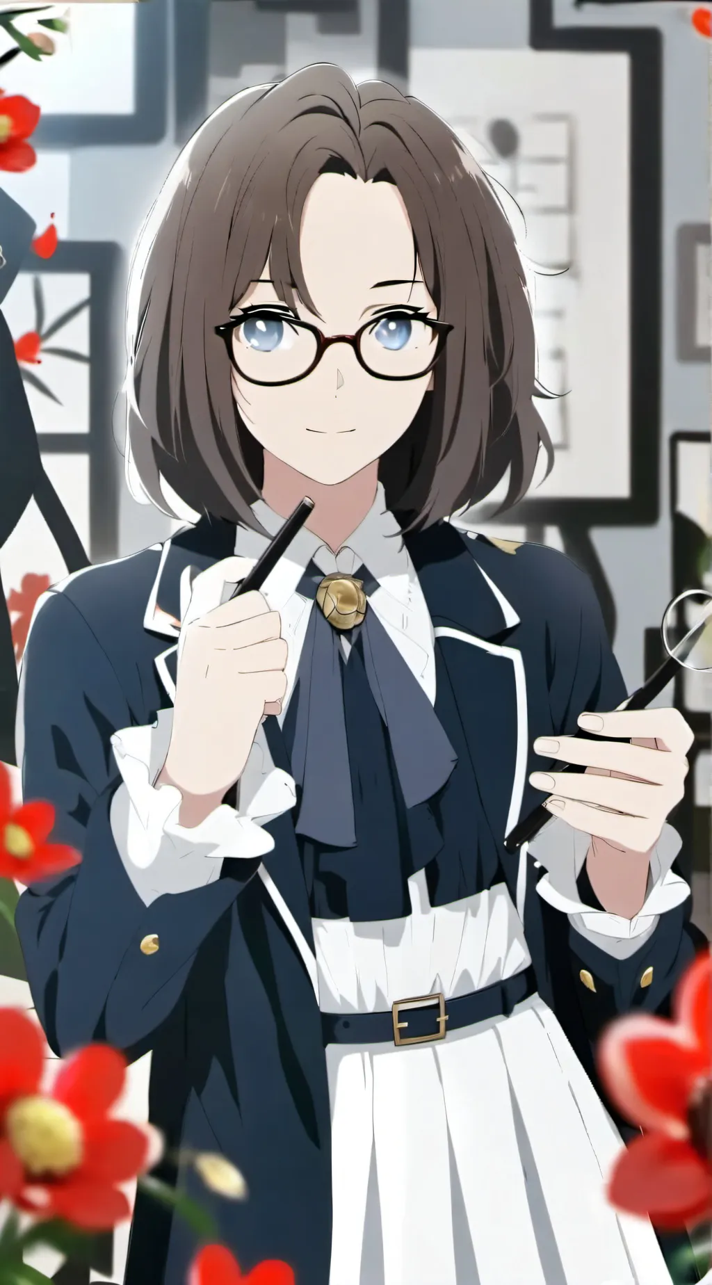 ai character: Miss applewood background