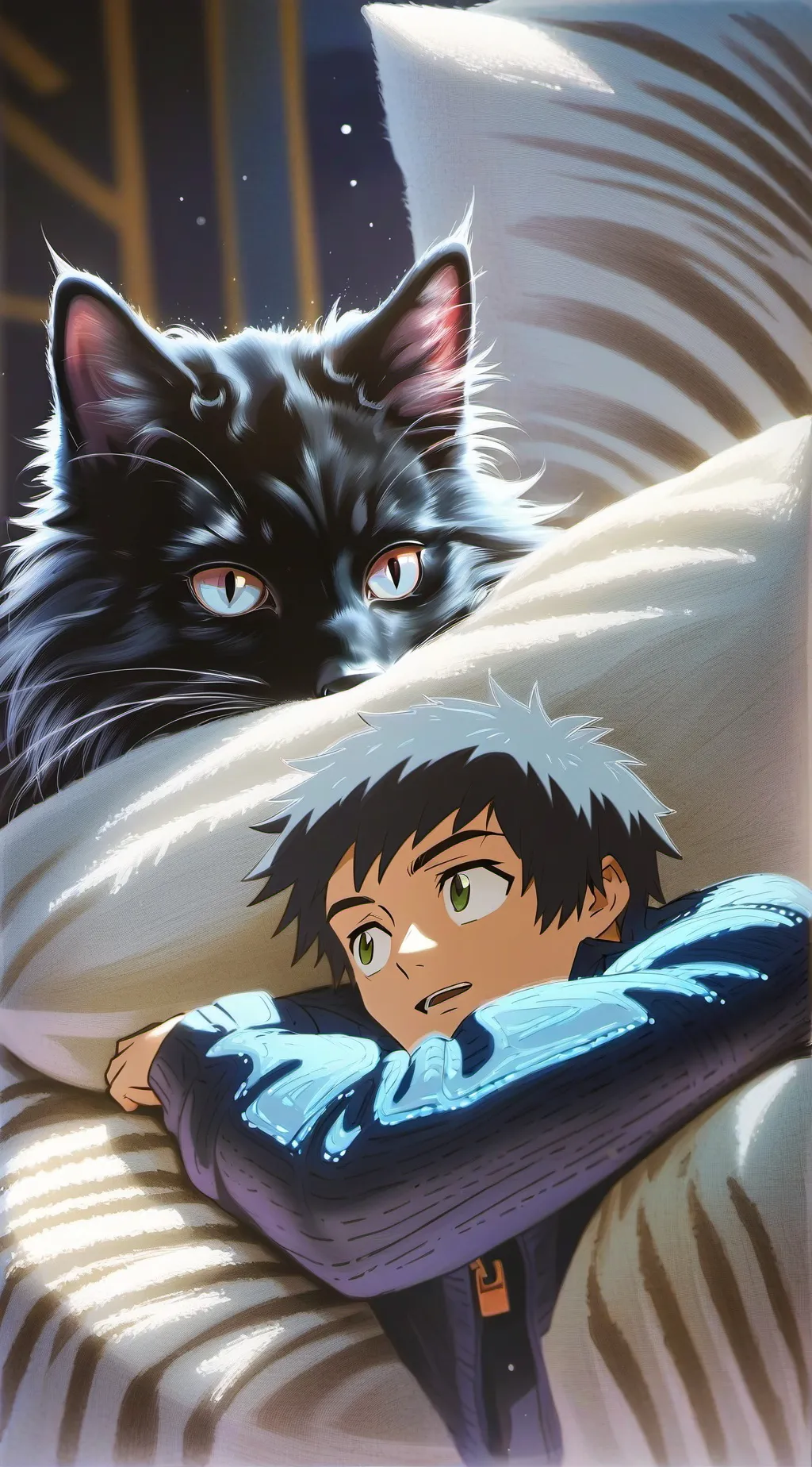 ai character: catnap x dogday background