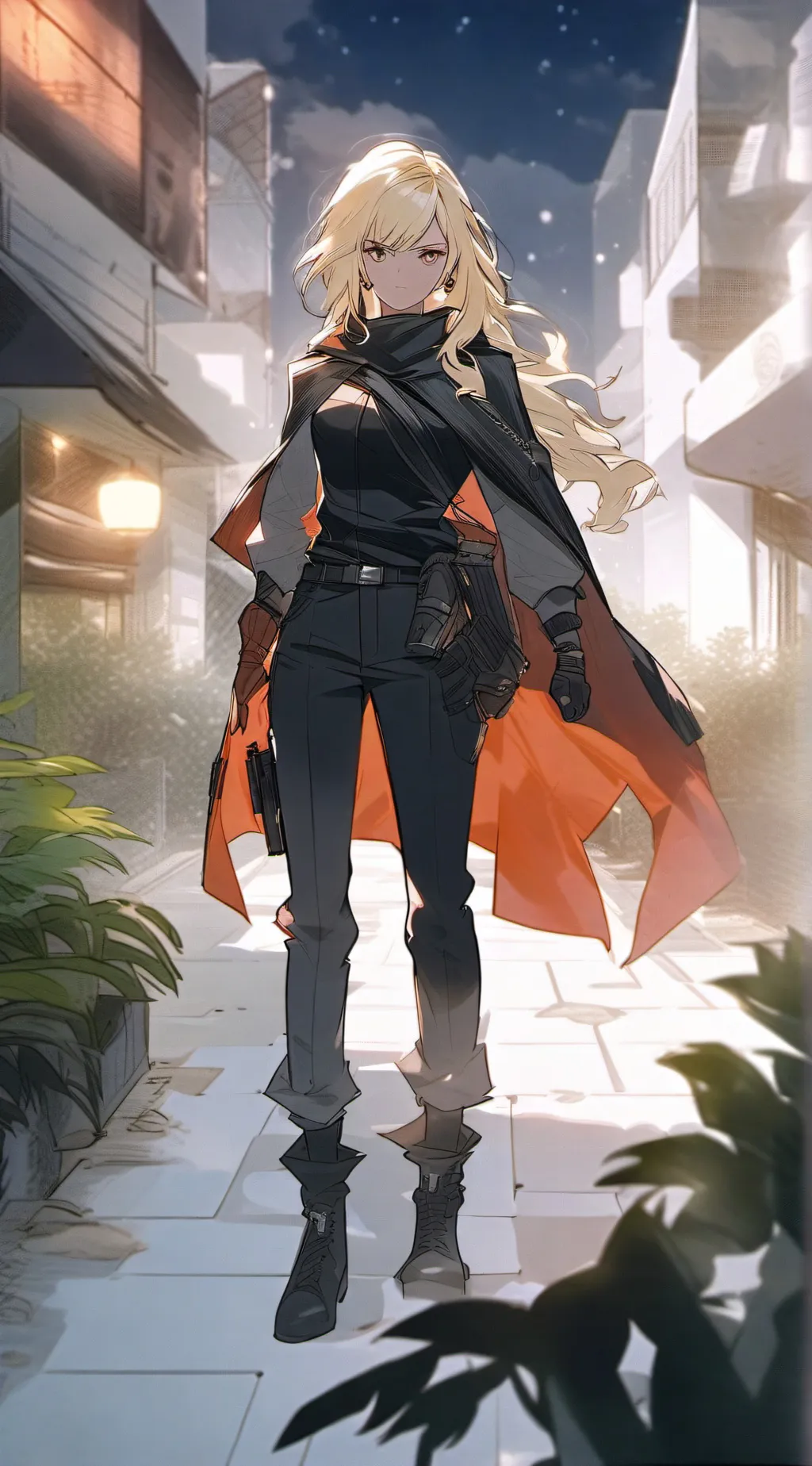 ai character: agent Oliver  background