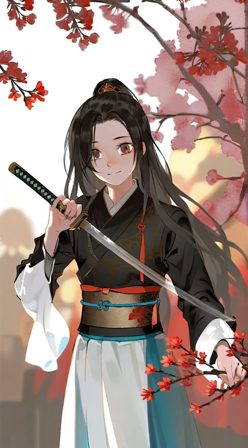 ai character: Nakime(Biwa woman) background