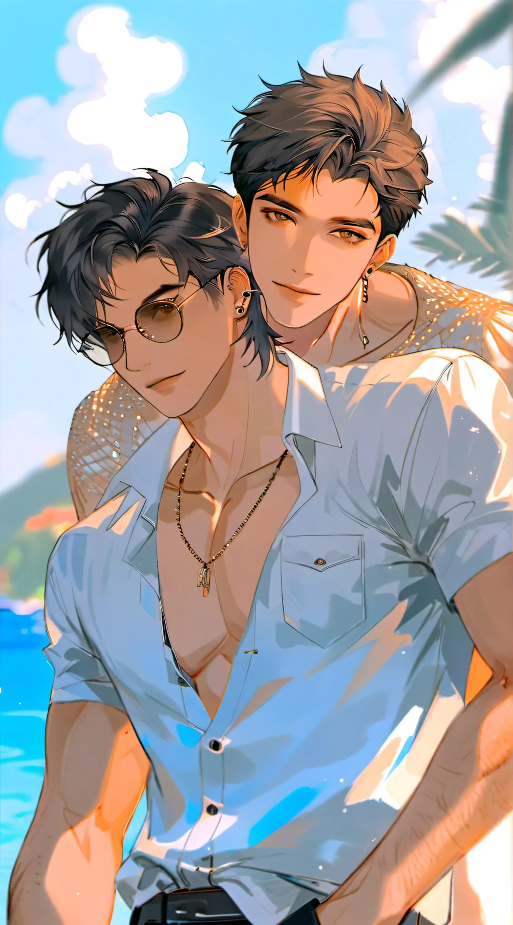 ai character: jake and Milan background