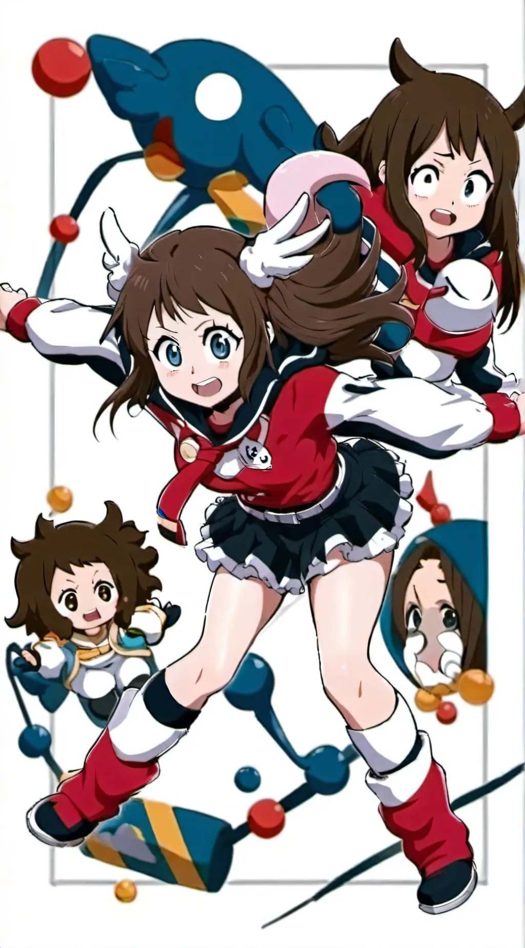 ai character: Mha Sleepover? background