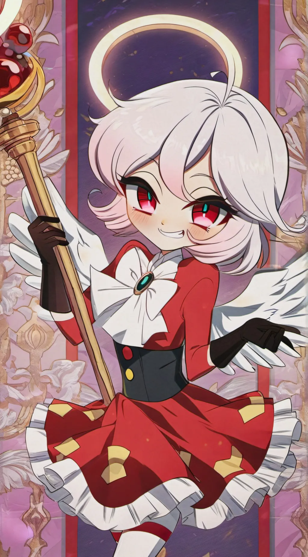 ai character: ANGEL background