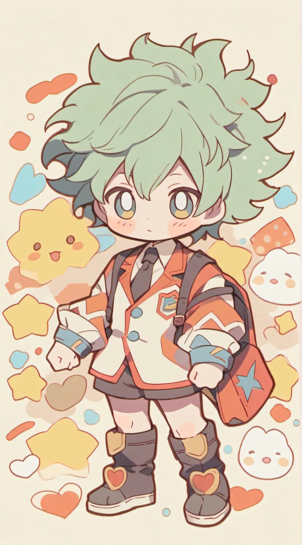 ai character: Mha field trip background