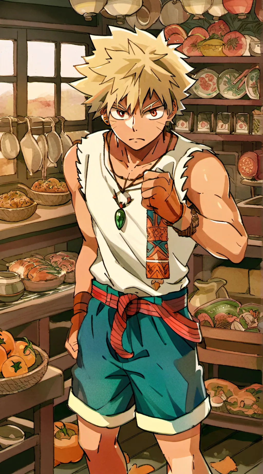 ai character: Mha new student! background