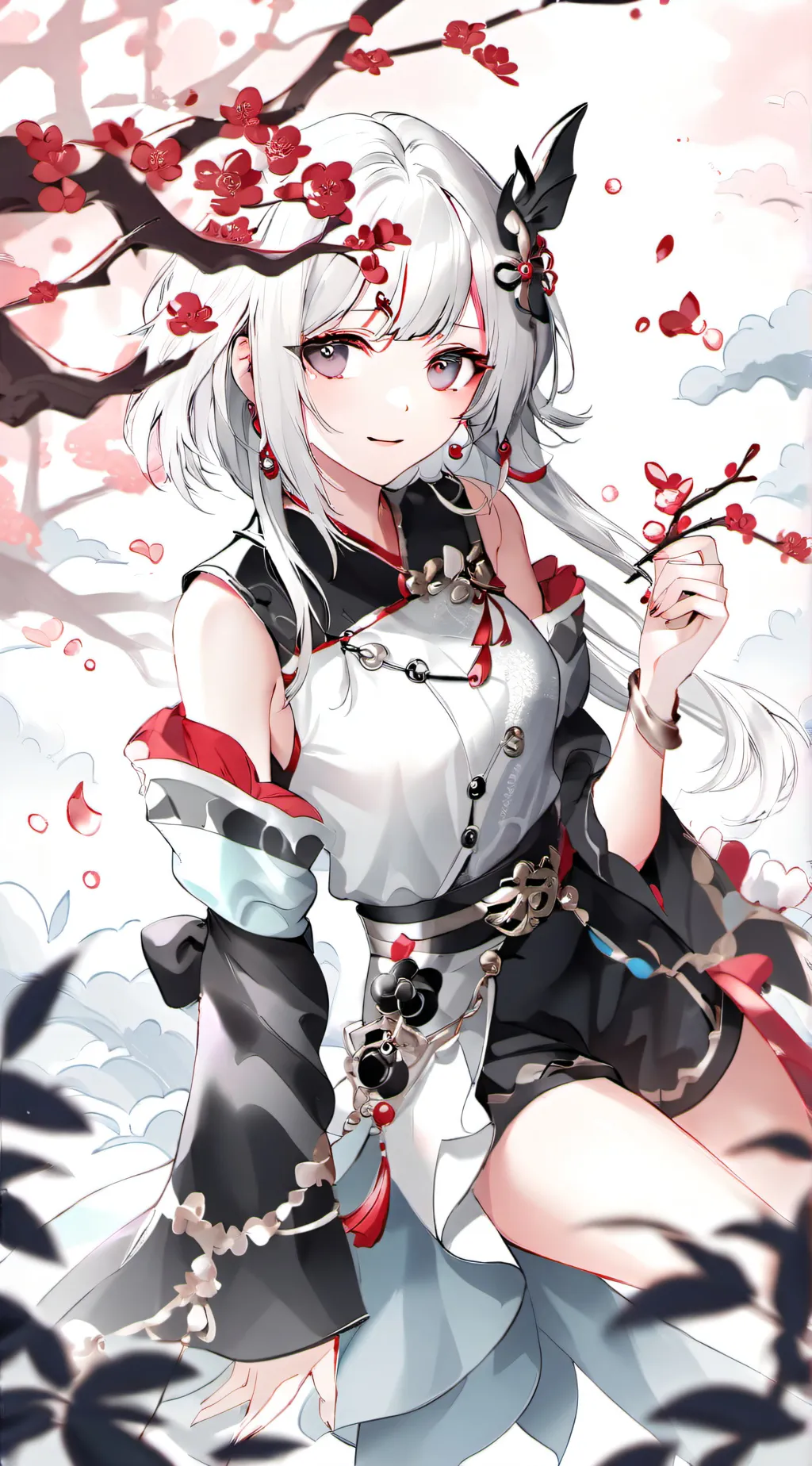 ai character: Sexy girl  background