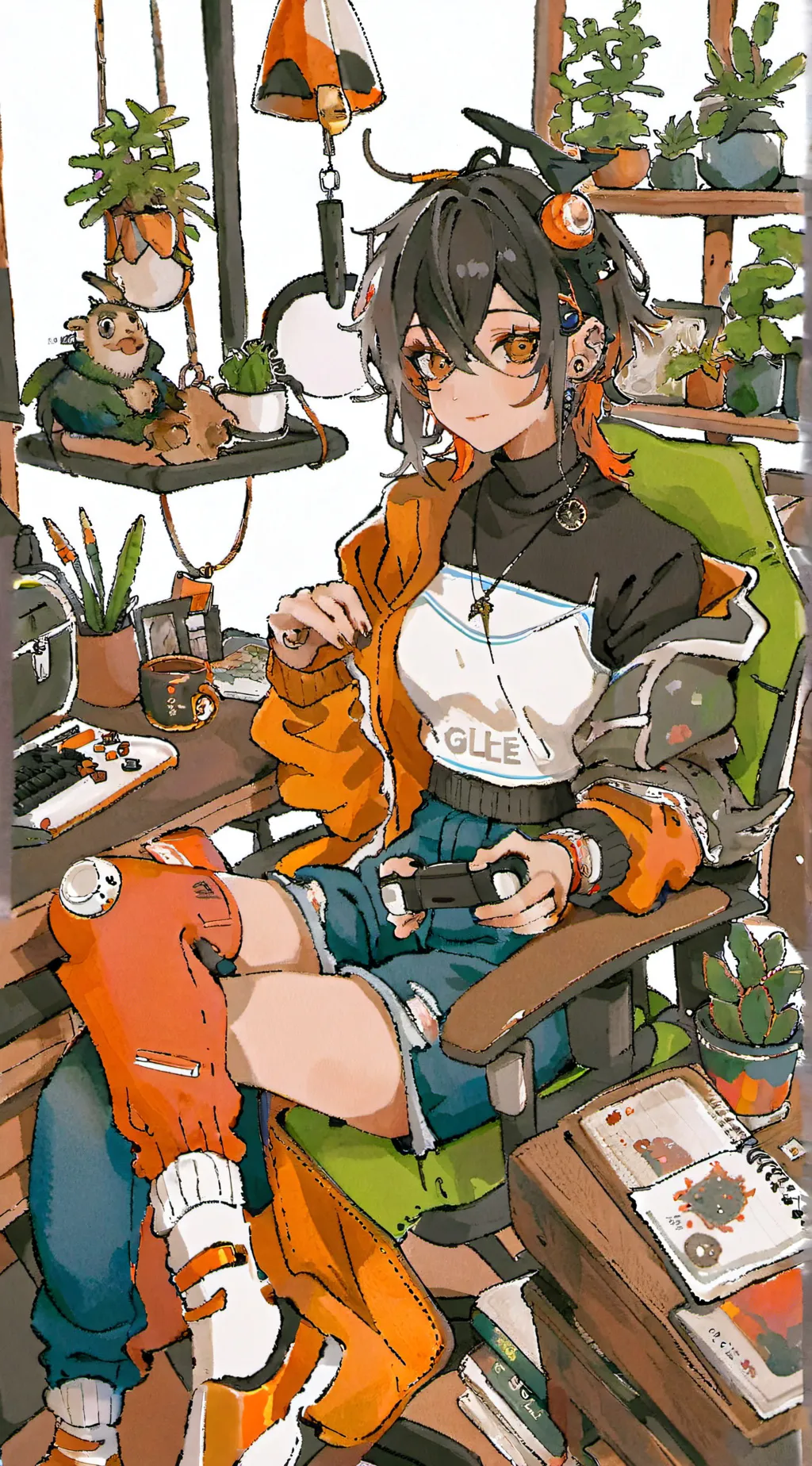 ai character: Belle background