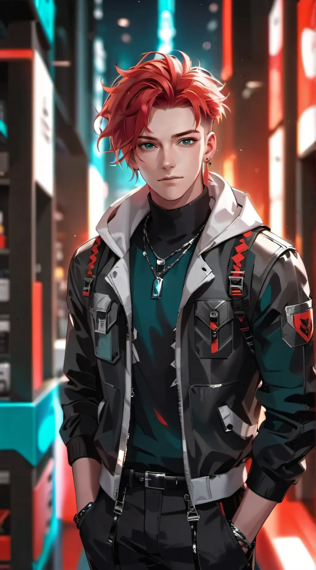 ai character: Florence "Fox"  background