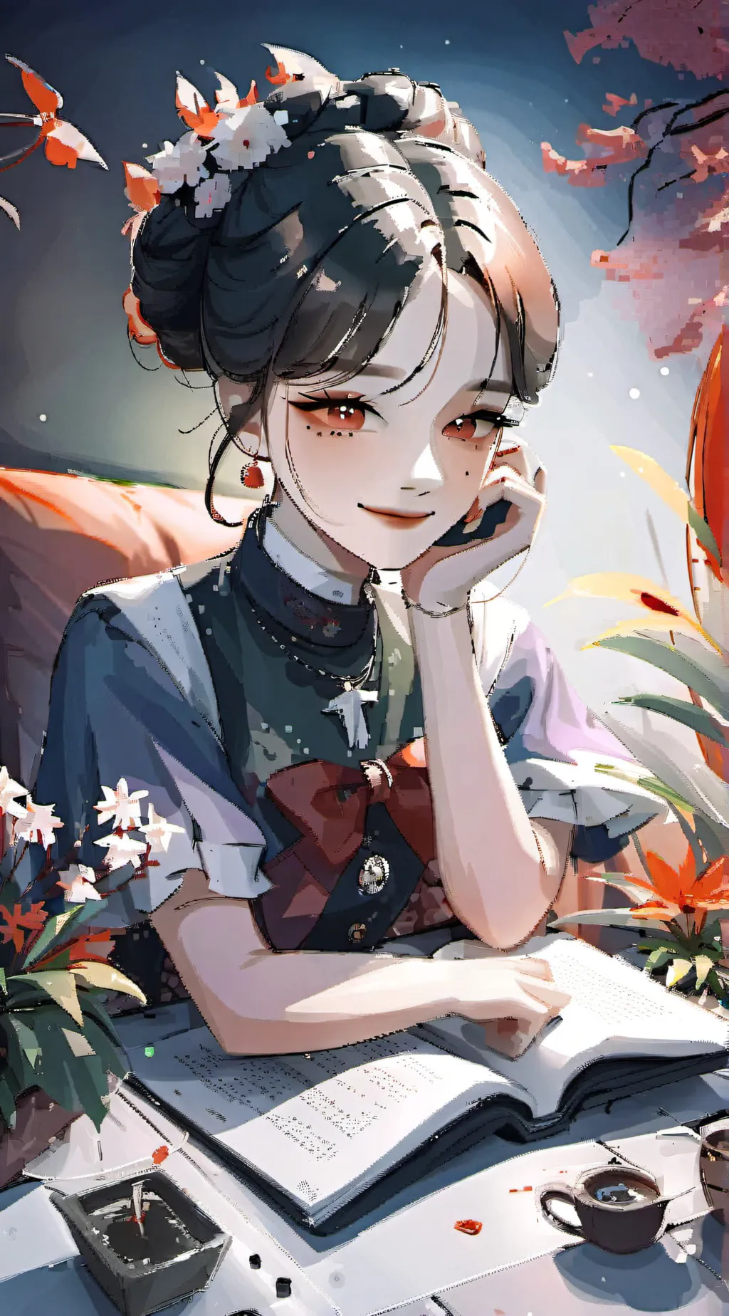 ai character: MHA in Real world background