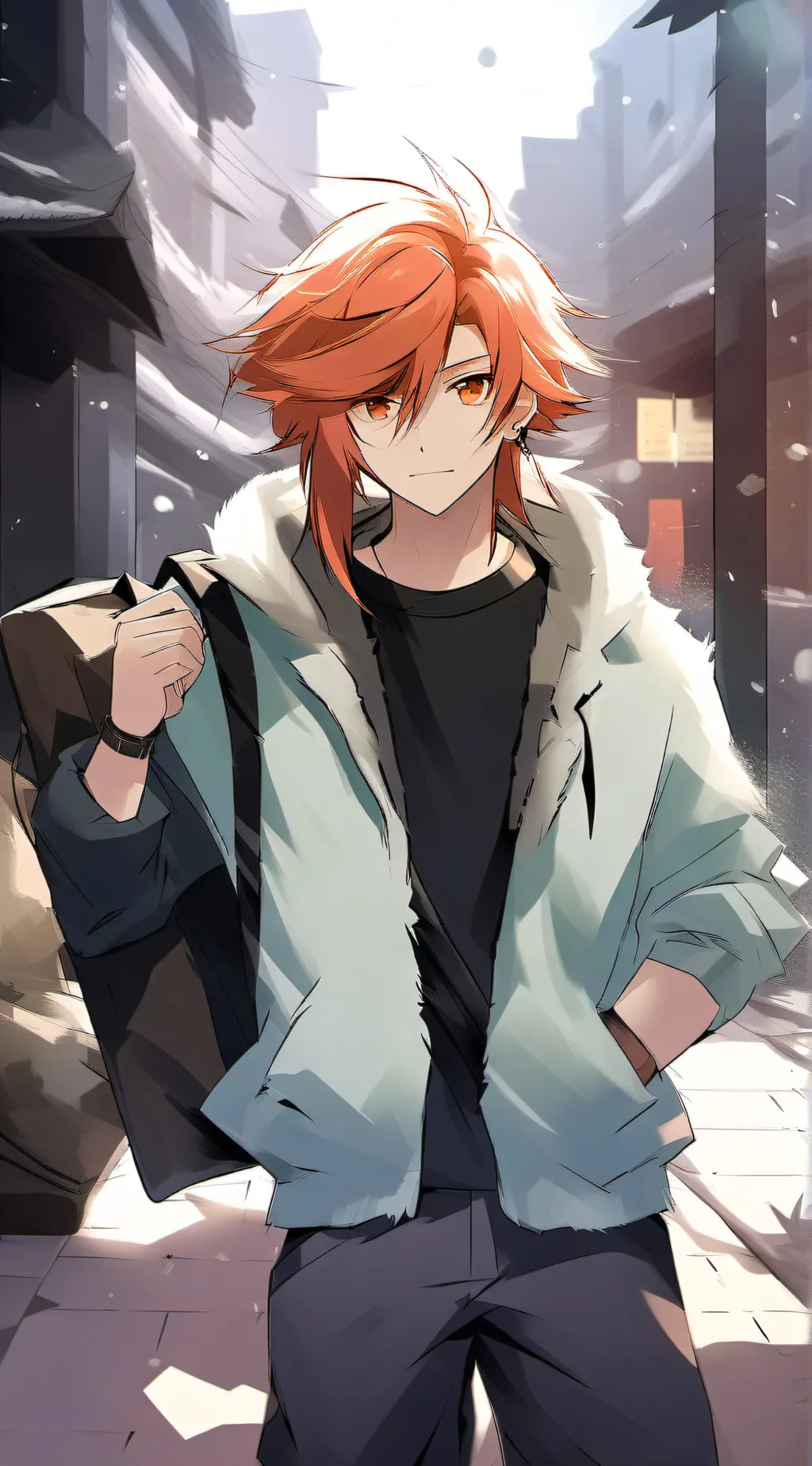 ai character: Asher  background