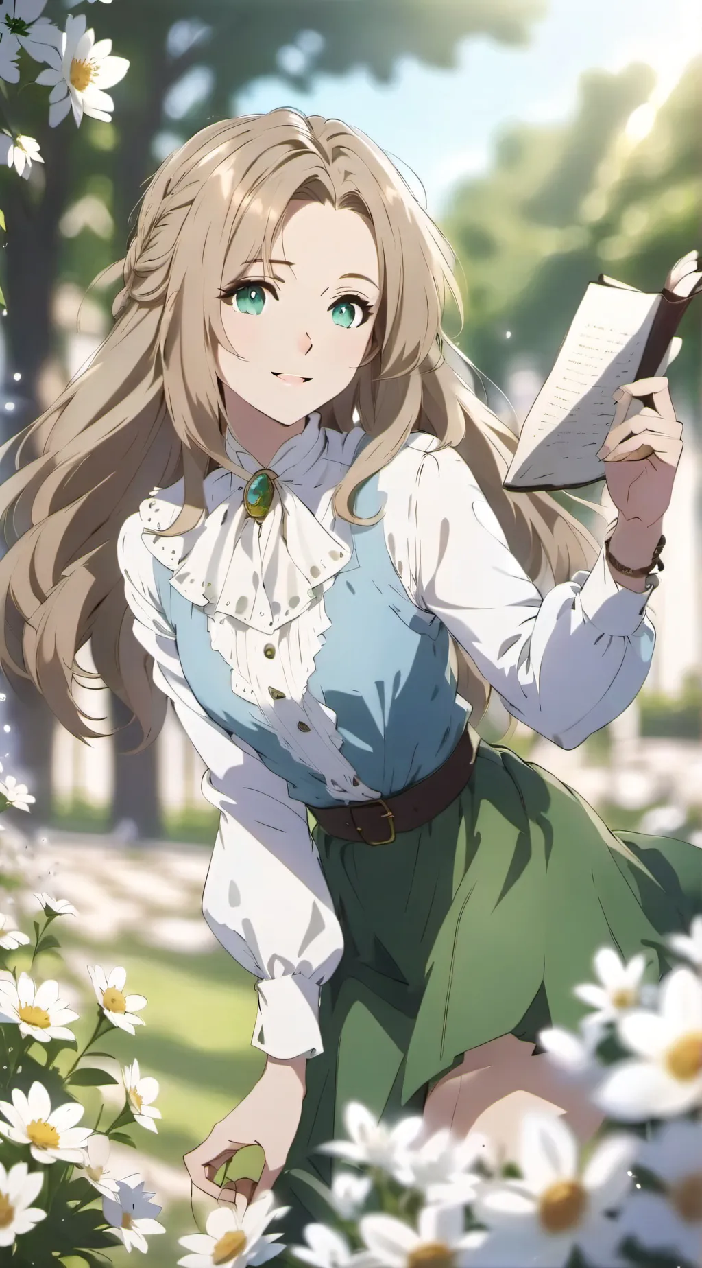 ai character: Clover 🍀  background