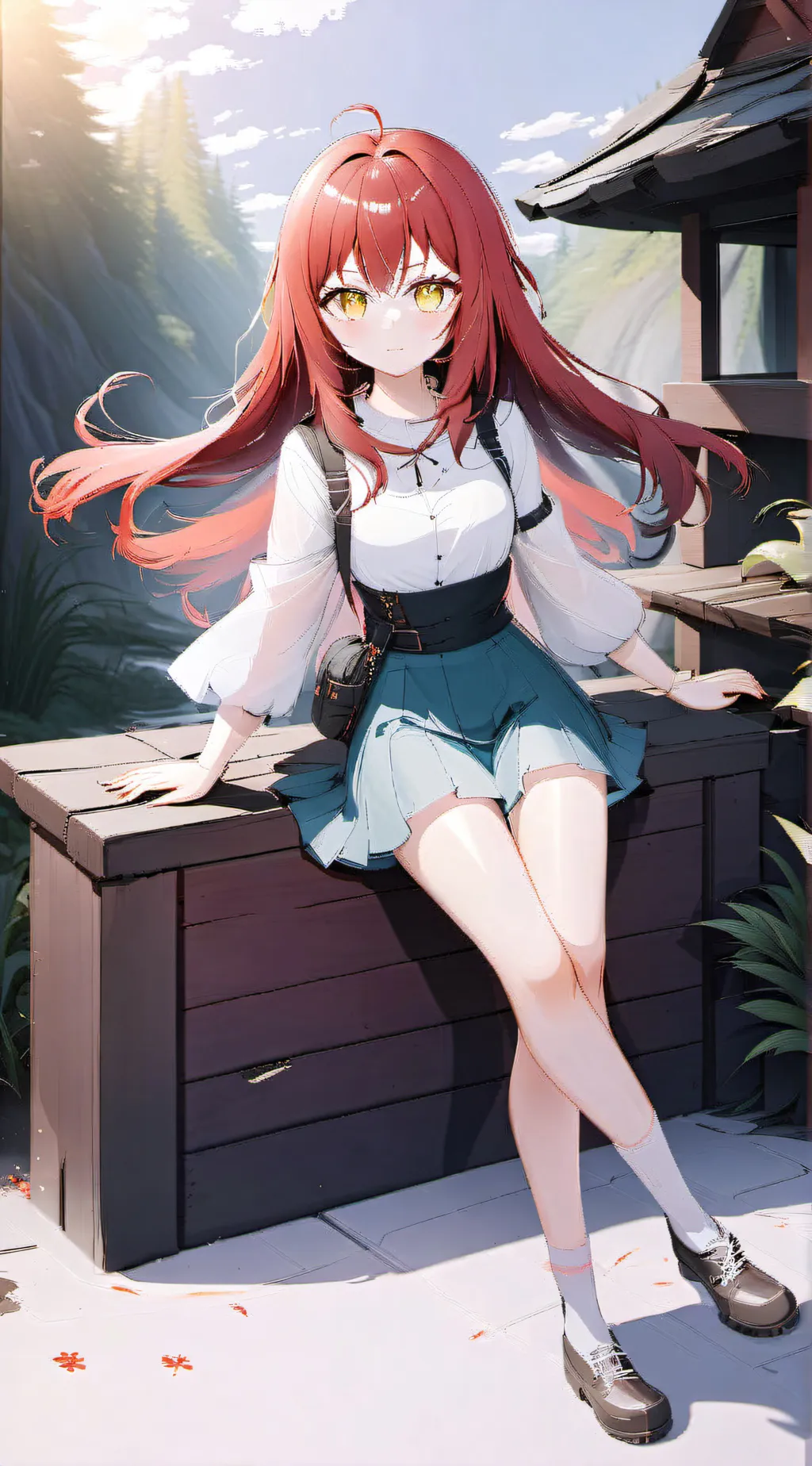 ai character: Luna background