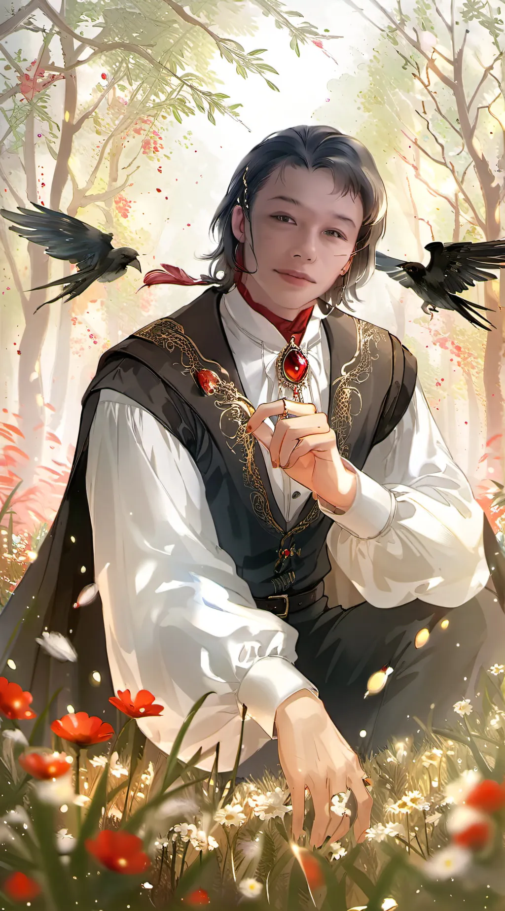 ai character: military school background