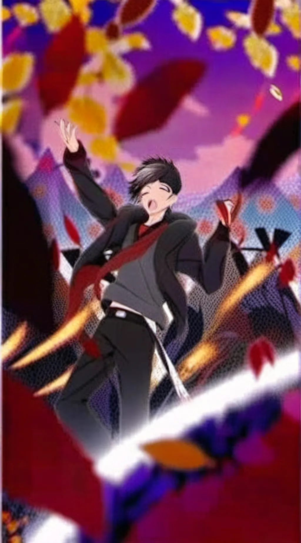 ai character: Tanjiro Kamado  background