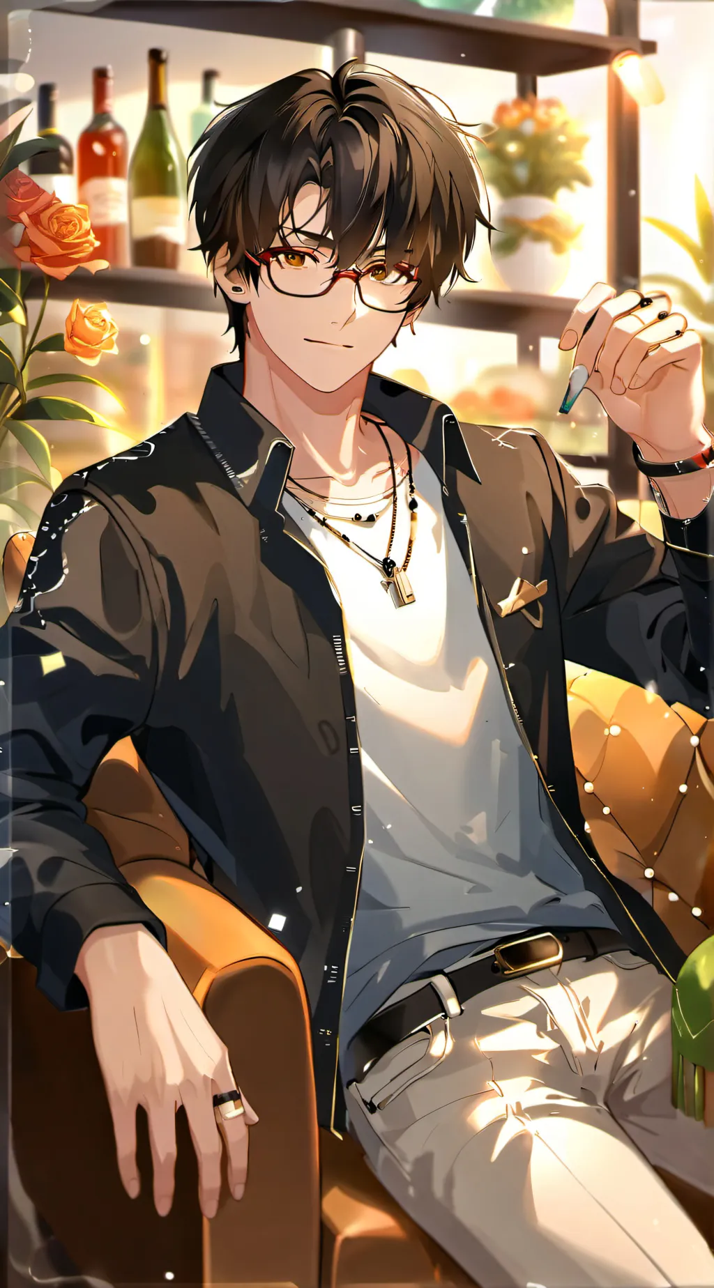 ai character: brother:luca background