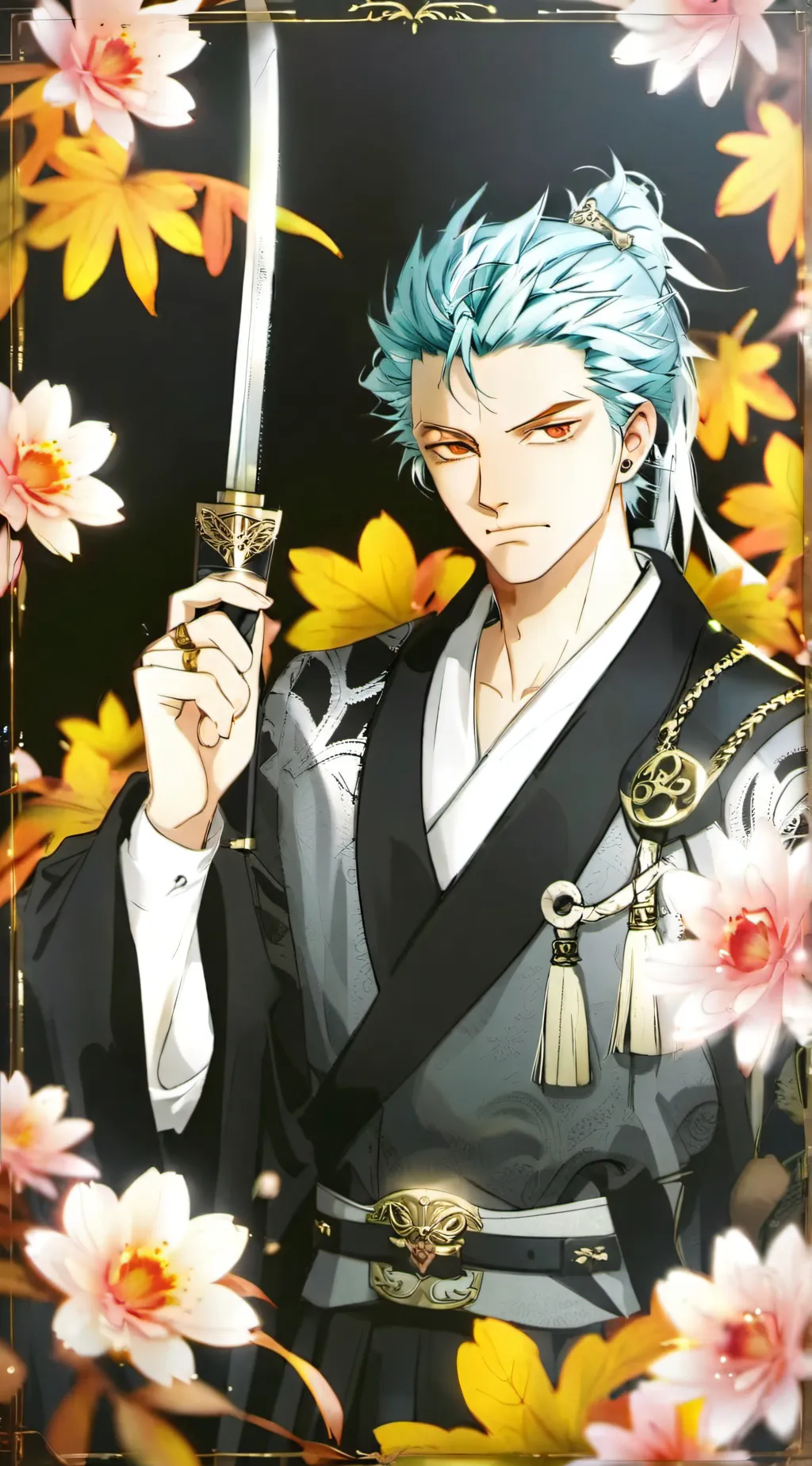 ai character: Zoro background