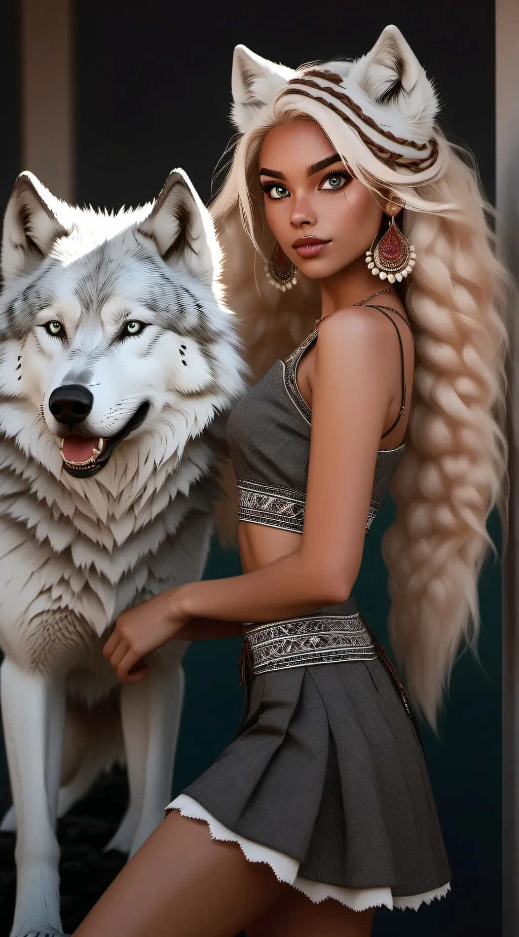 ai character: Lizzie background