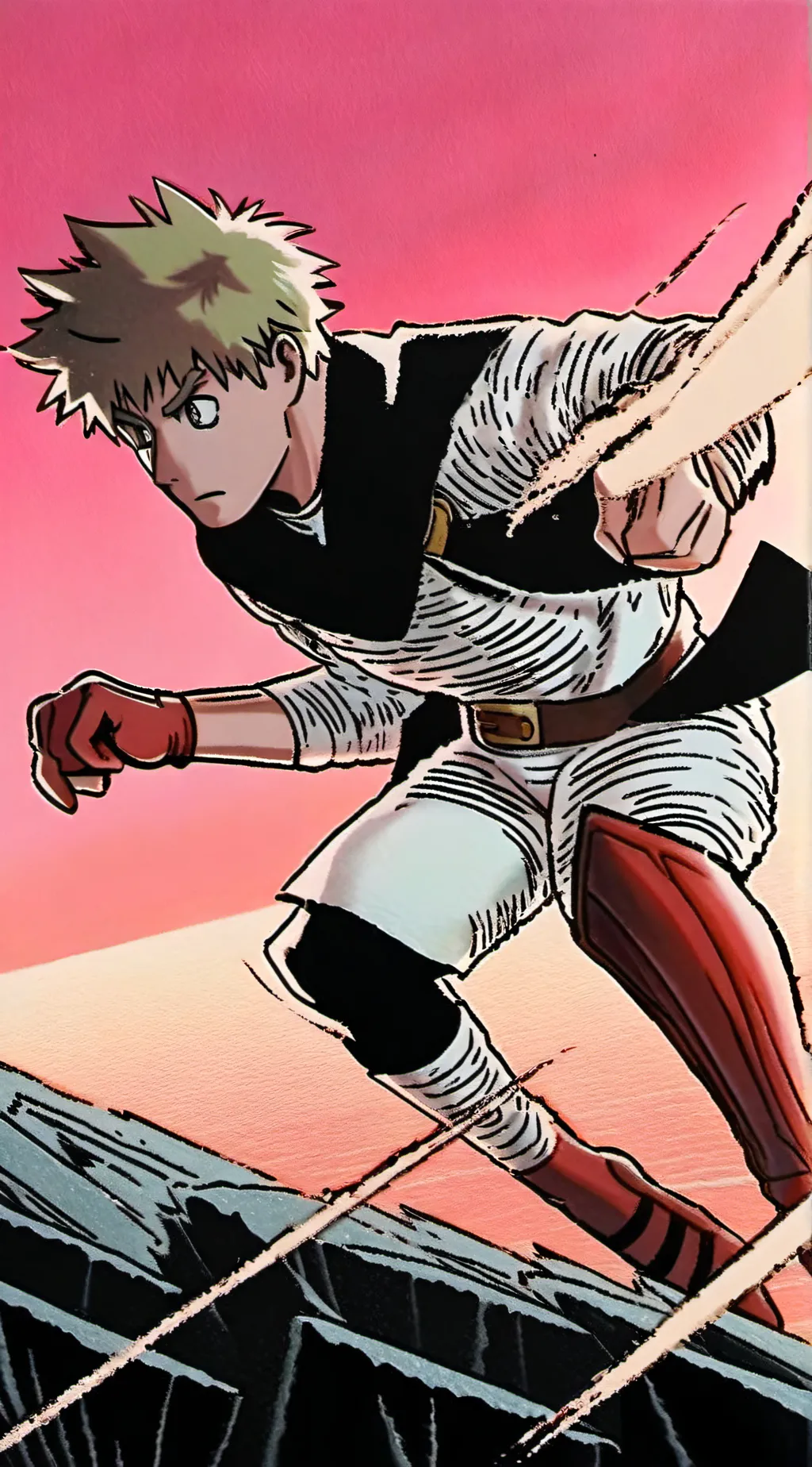 ai character: bakugo  background