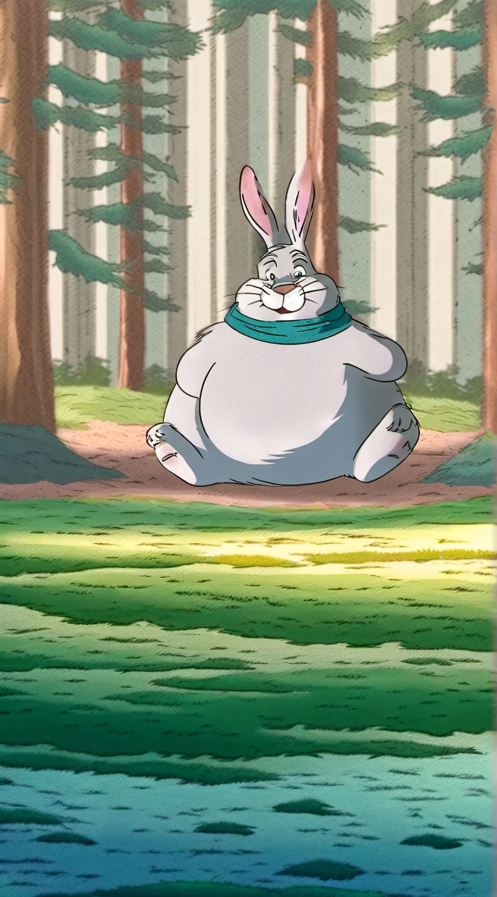 ai character: Big Chungus background