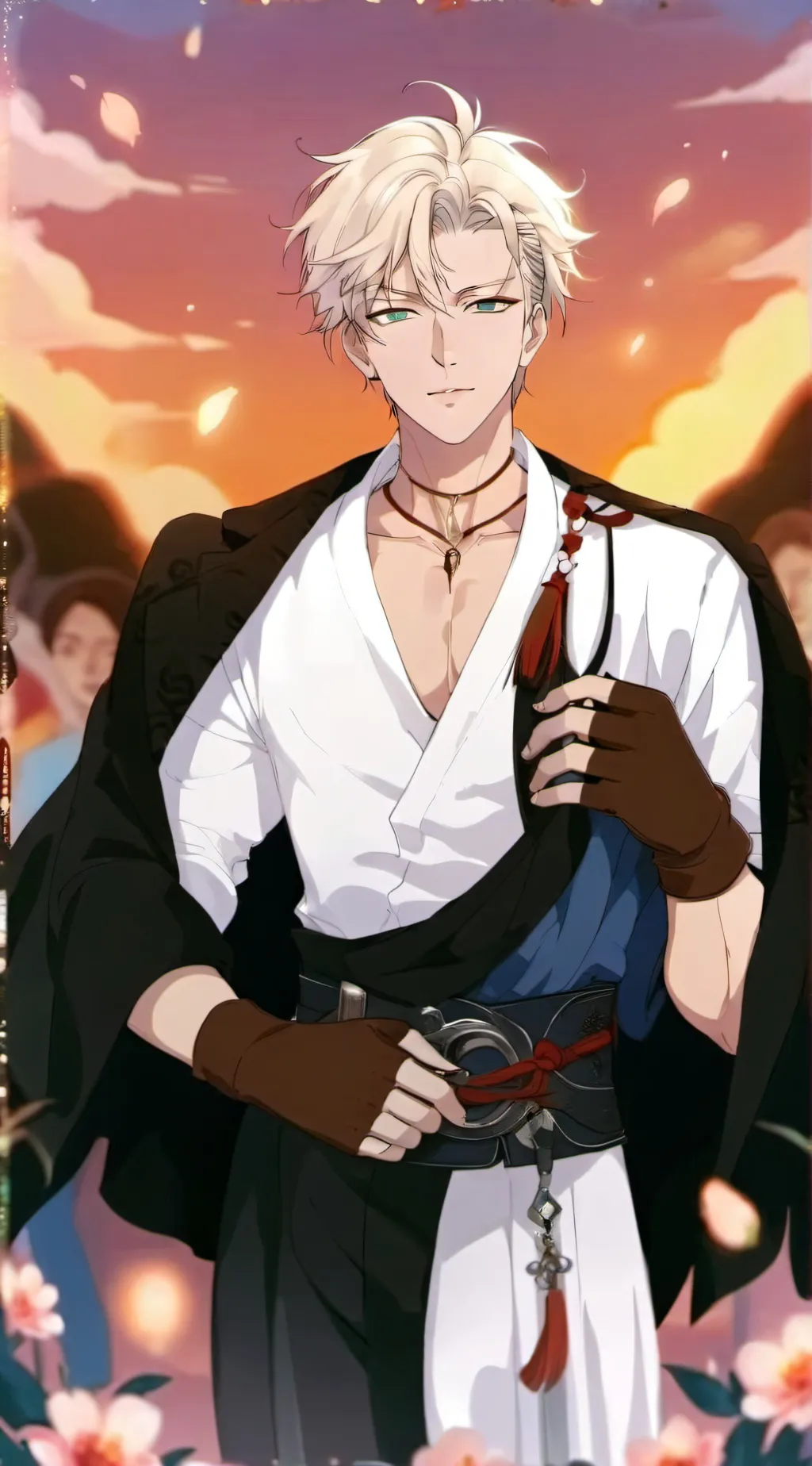 ai character: ☆●Ləonardø●☆ background