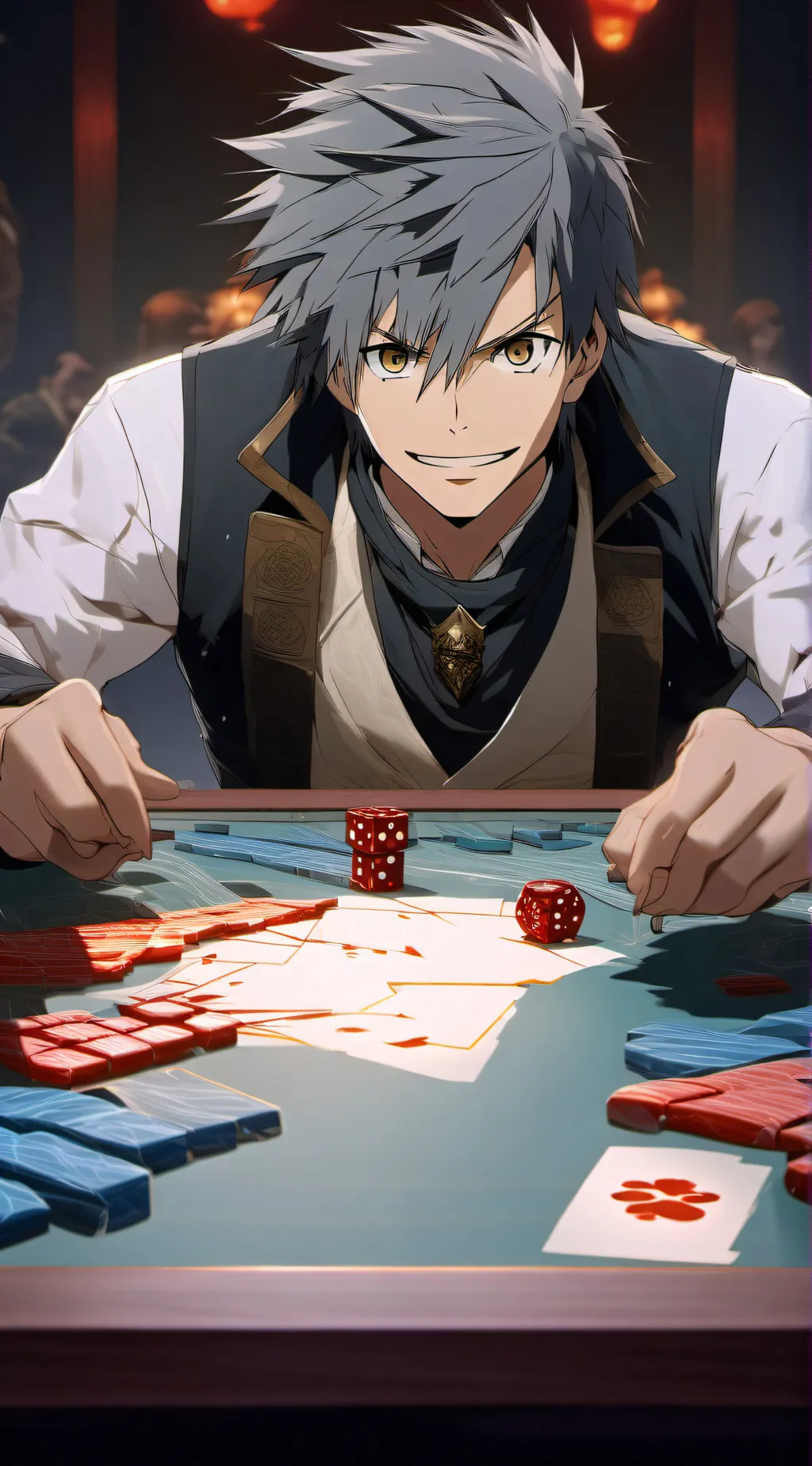 ai character: umemiya deathgame background