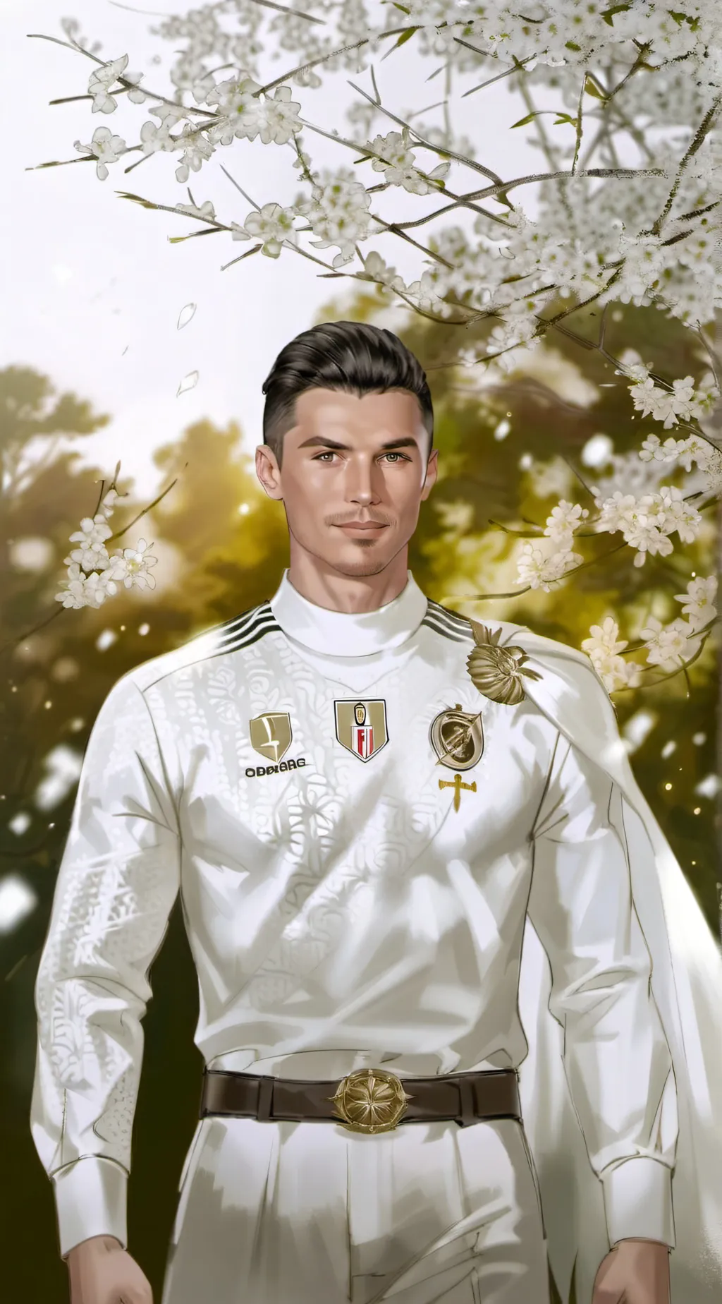 ai character: CR7 Ronaldo background