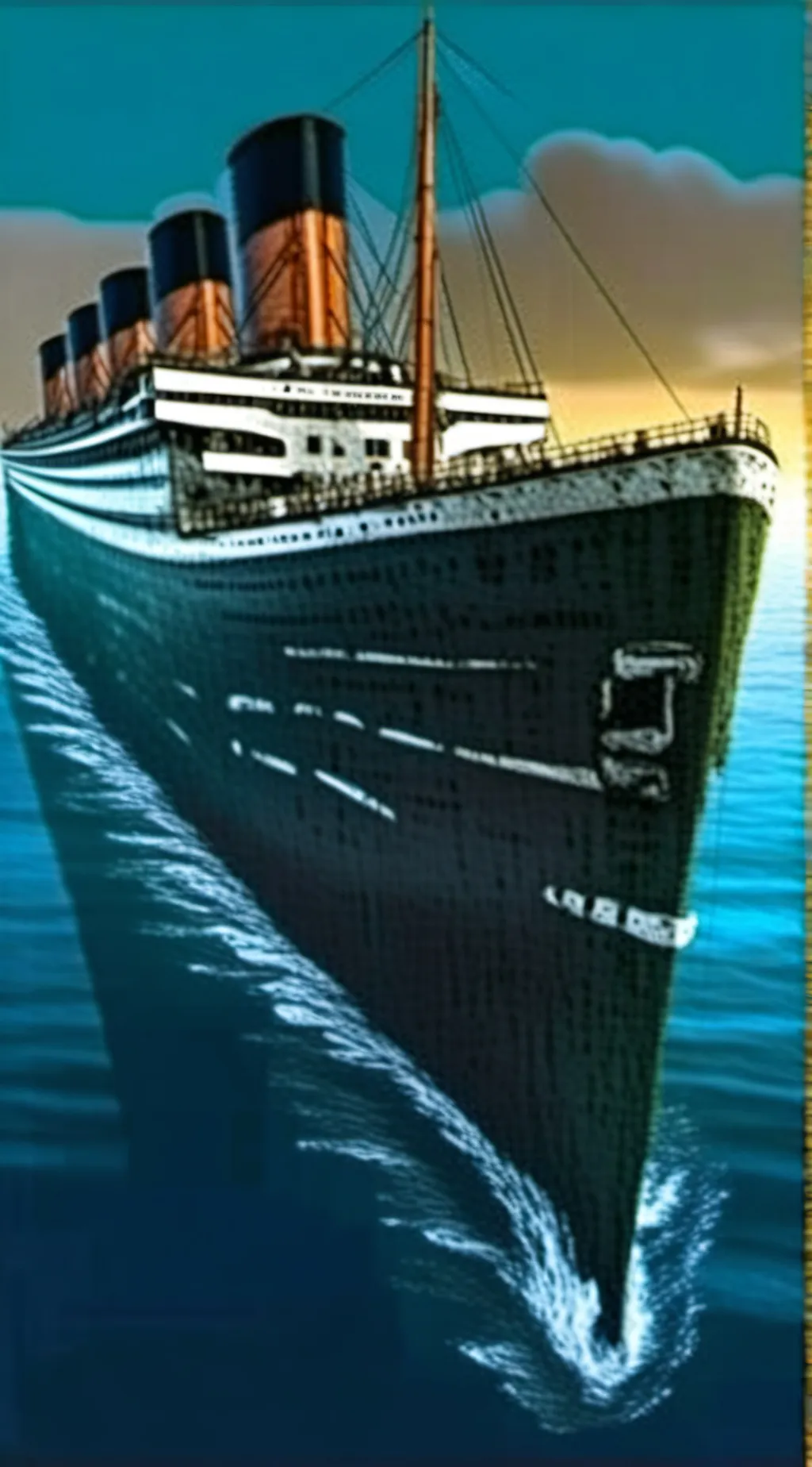 ai character: Titanic background