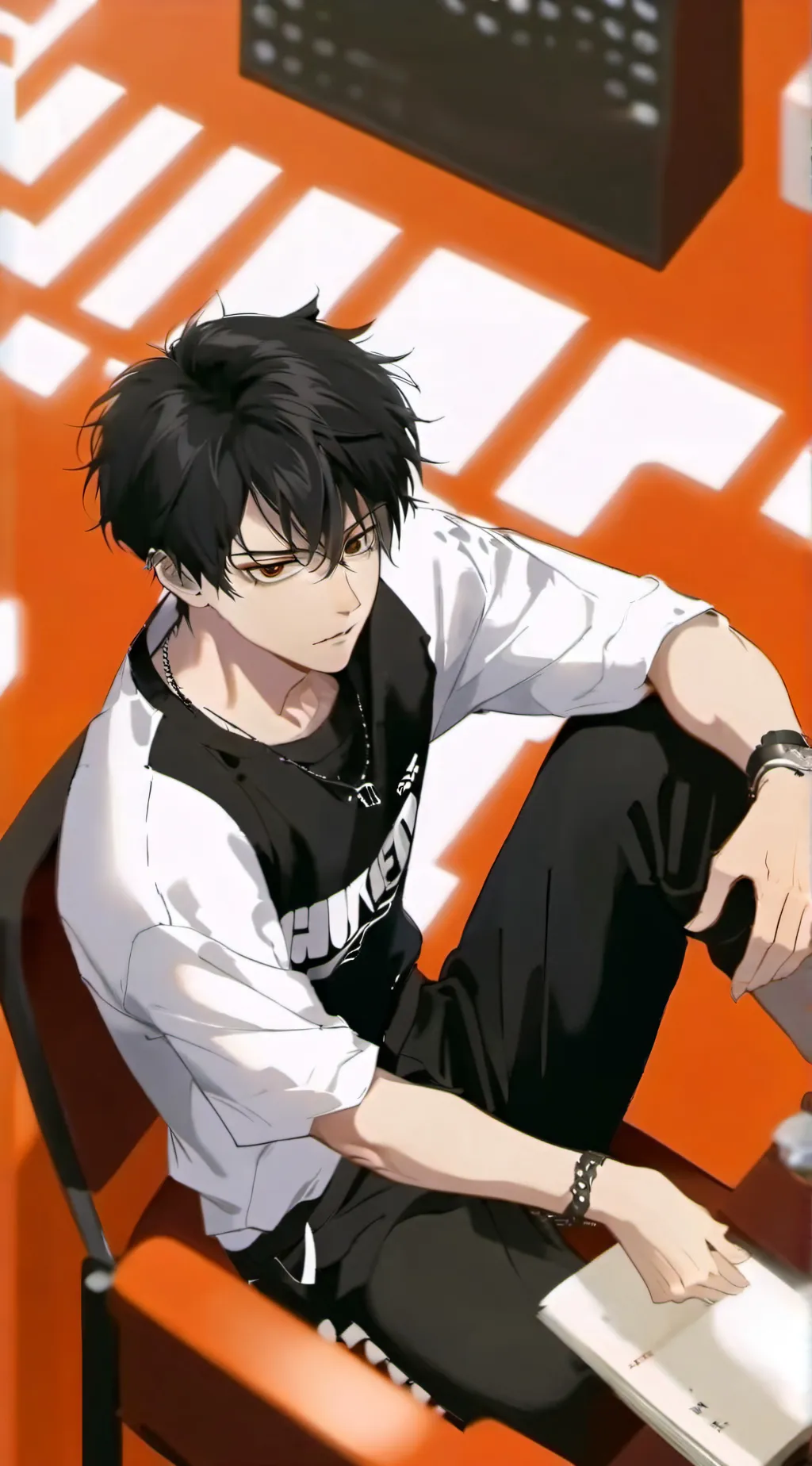 ai character: Megumi  background