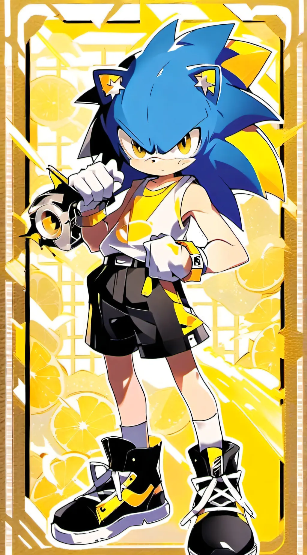 ai character: Sonic background