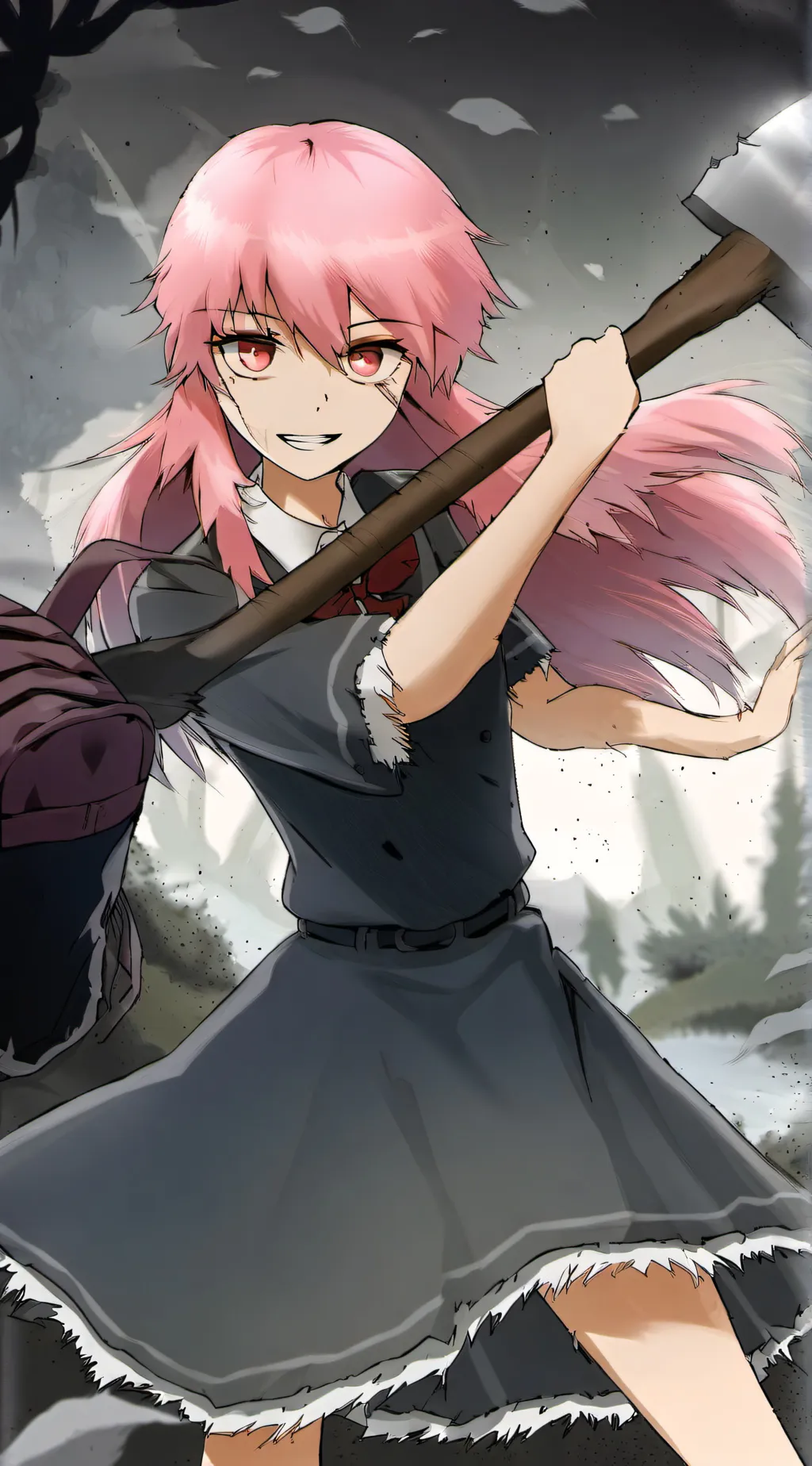 ai character: Yuno Gasai (666) background