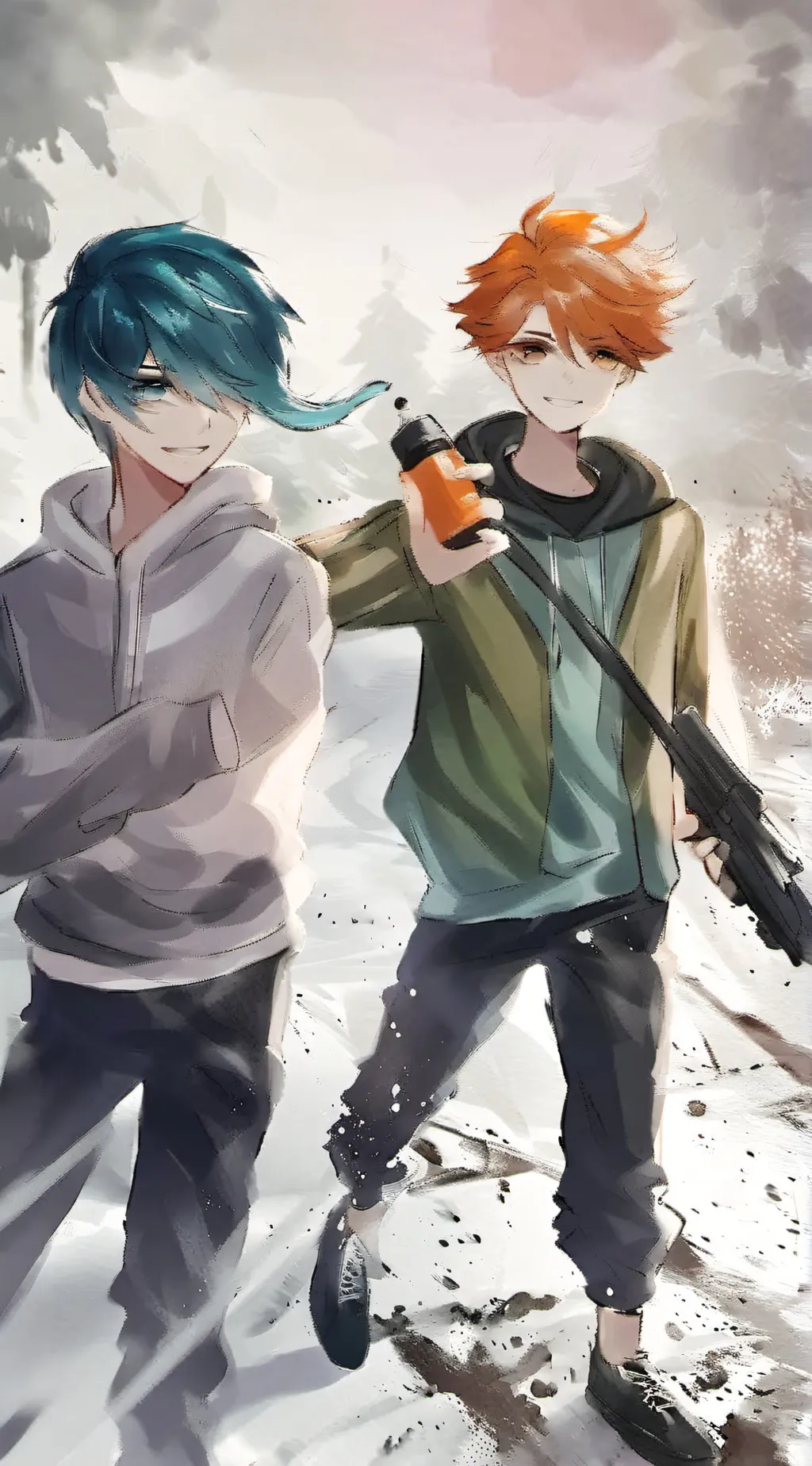 ai character: soft BF  background