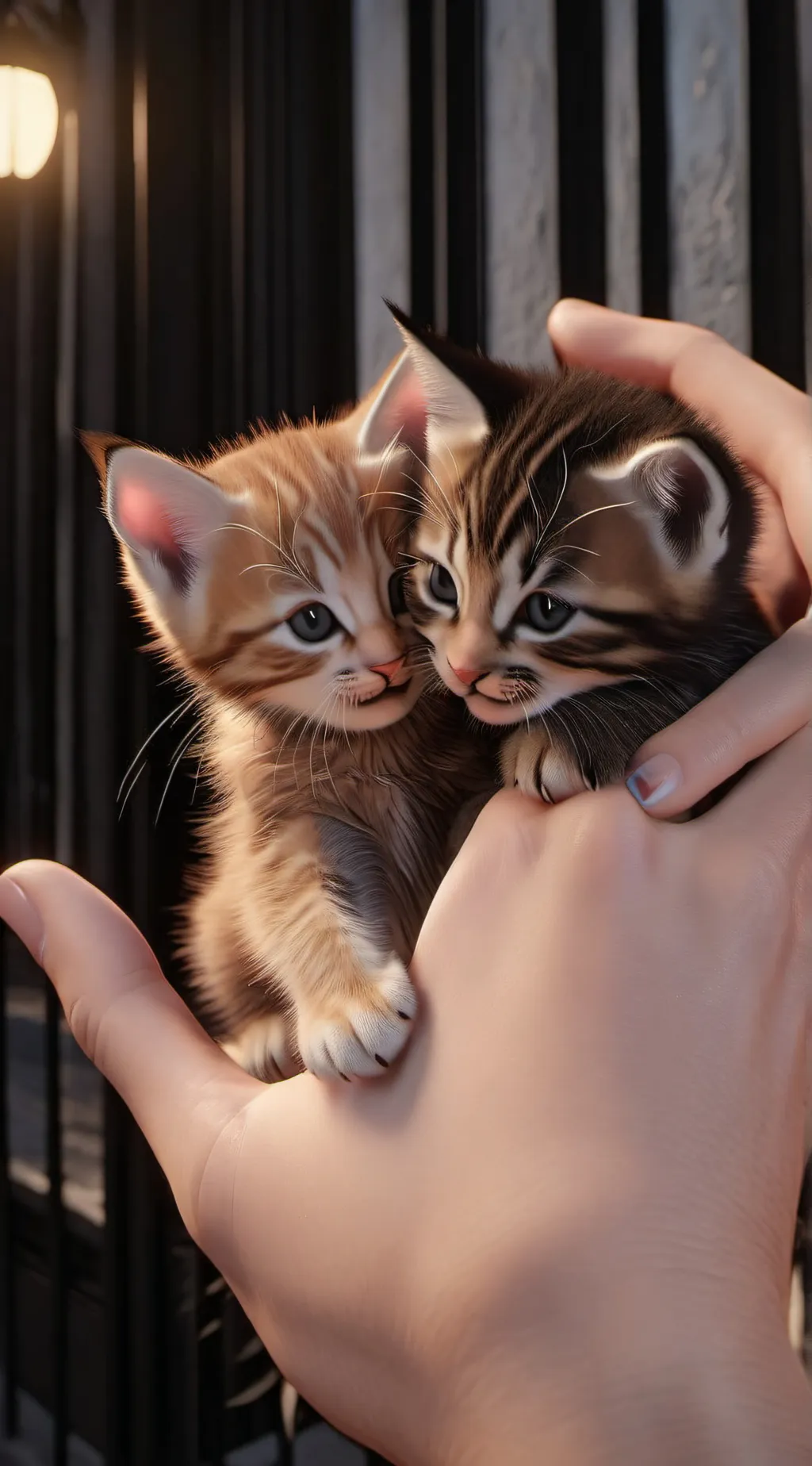 ai character: snowy and nowy background