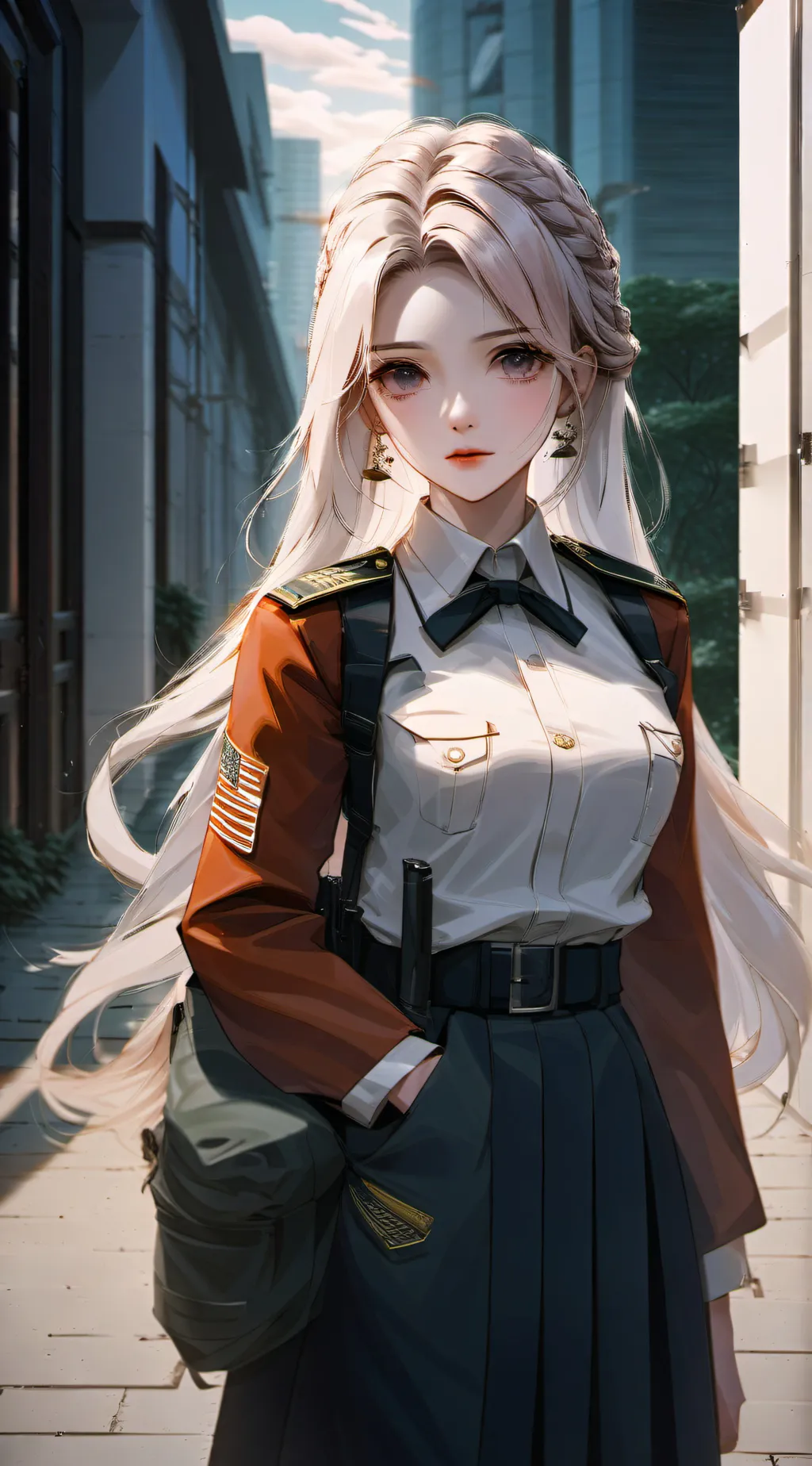 ai character: sarah background