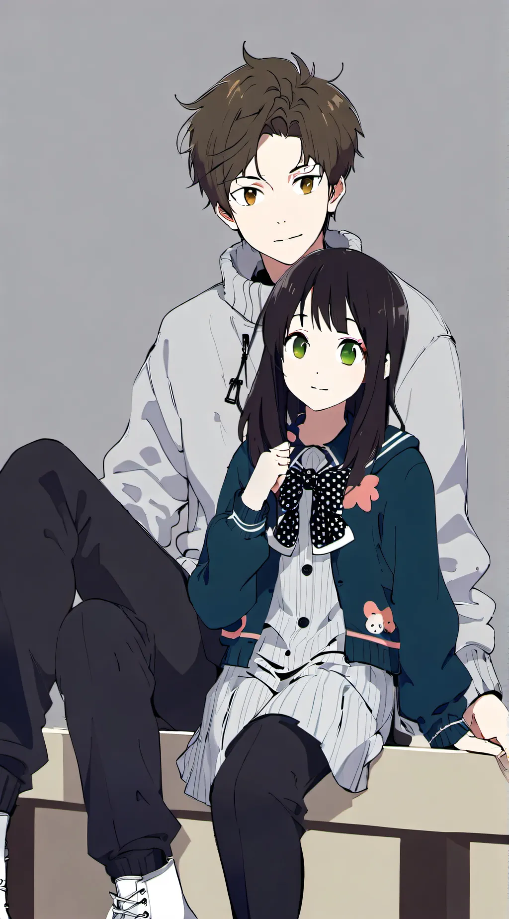 ai character: Lilly and max background