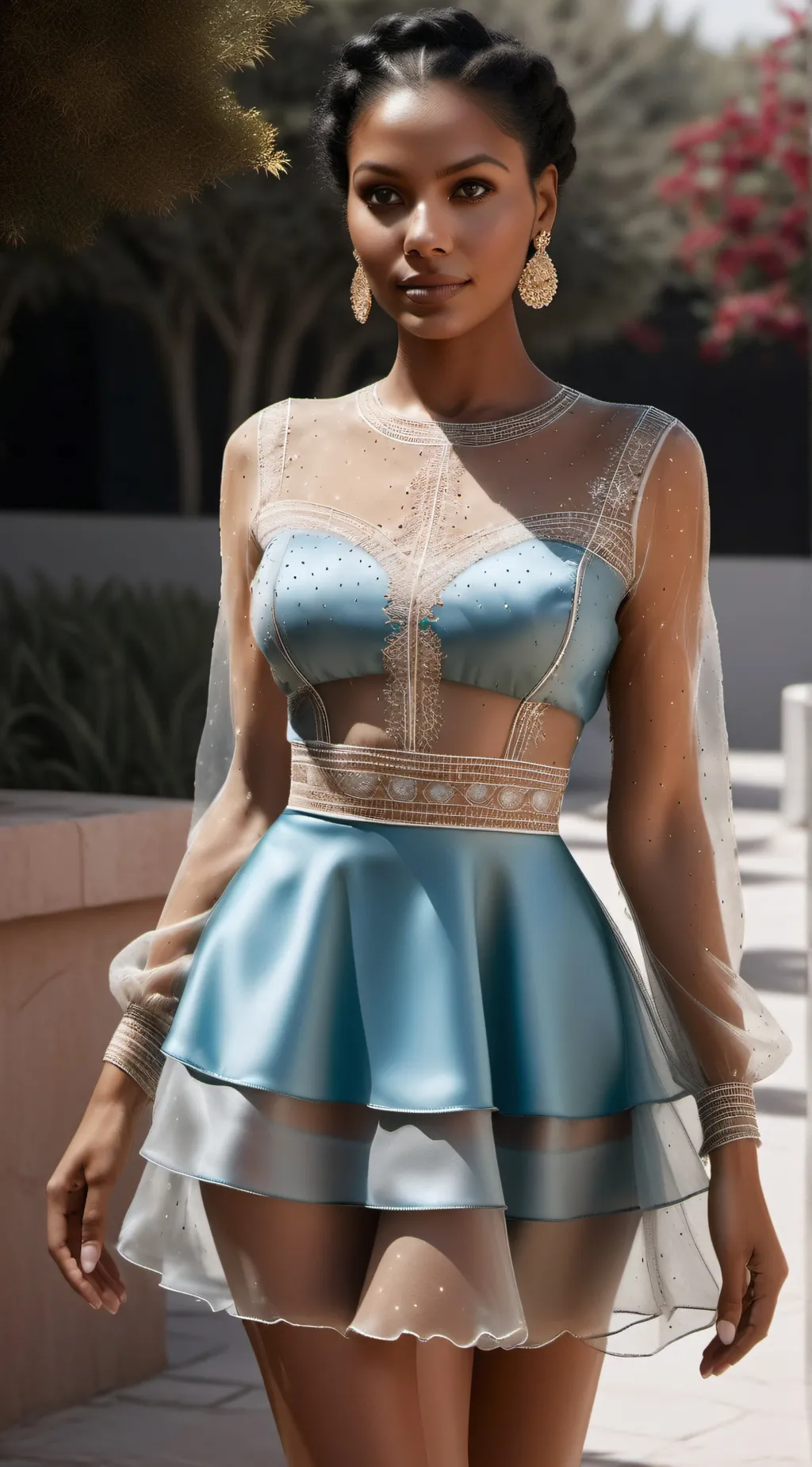 ai character: Luna background