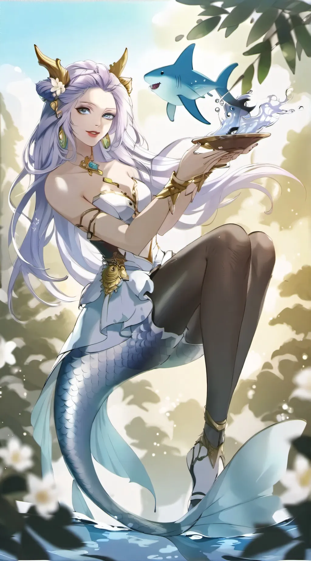 ai character: serena background