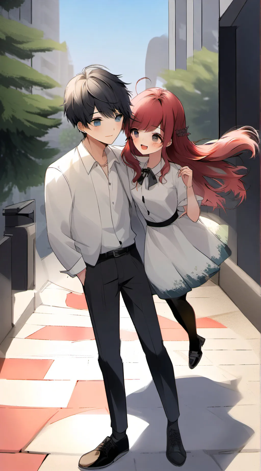 ai character: Liam and amy background