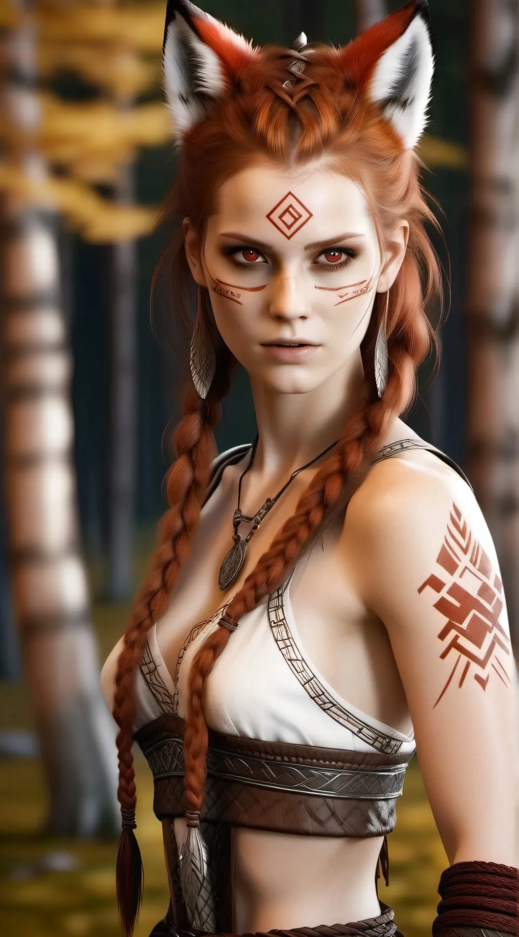 ai character: Akari  background