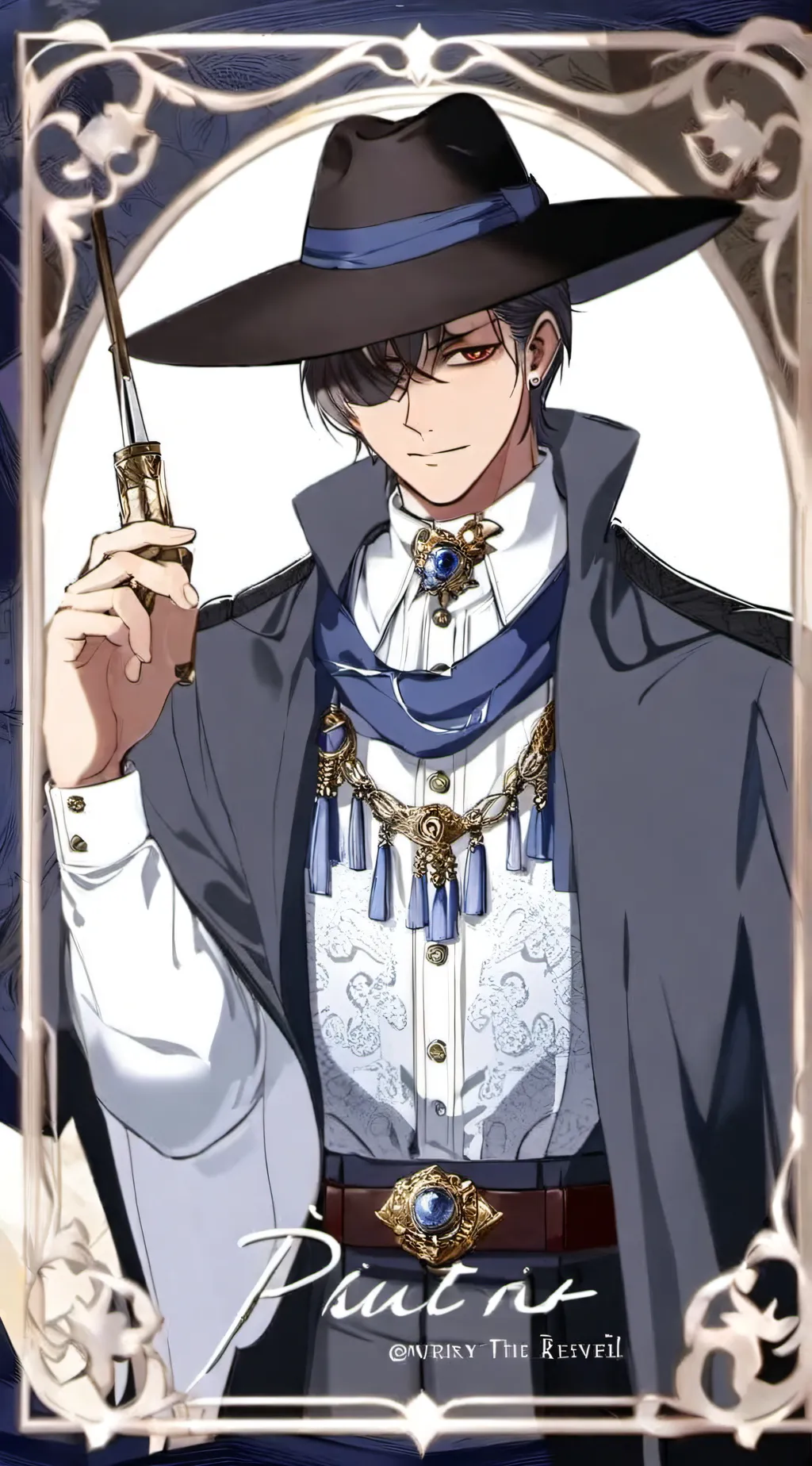 ai character: MAGIC KAITO background