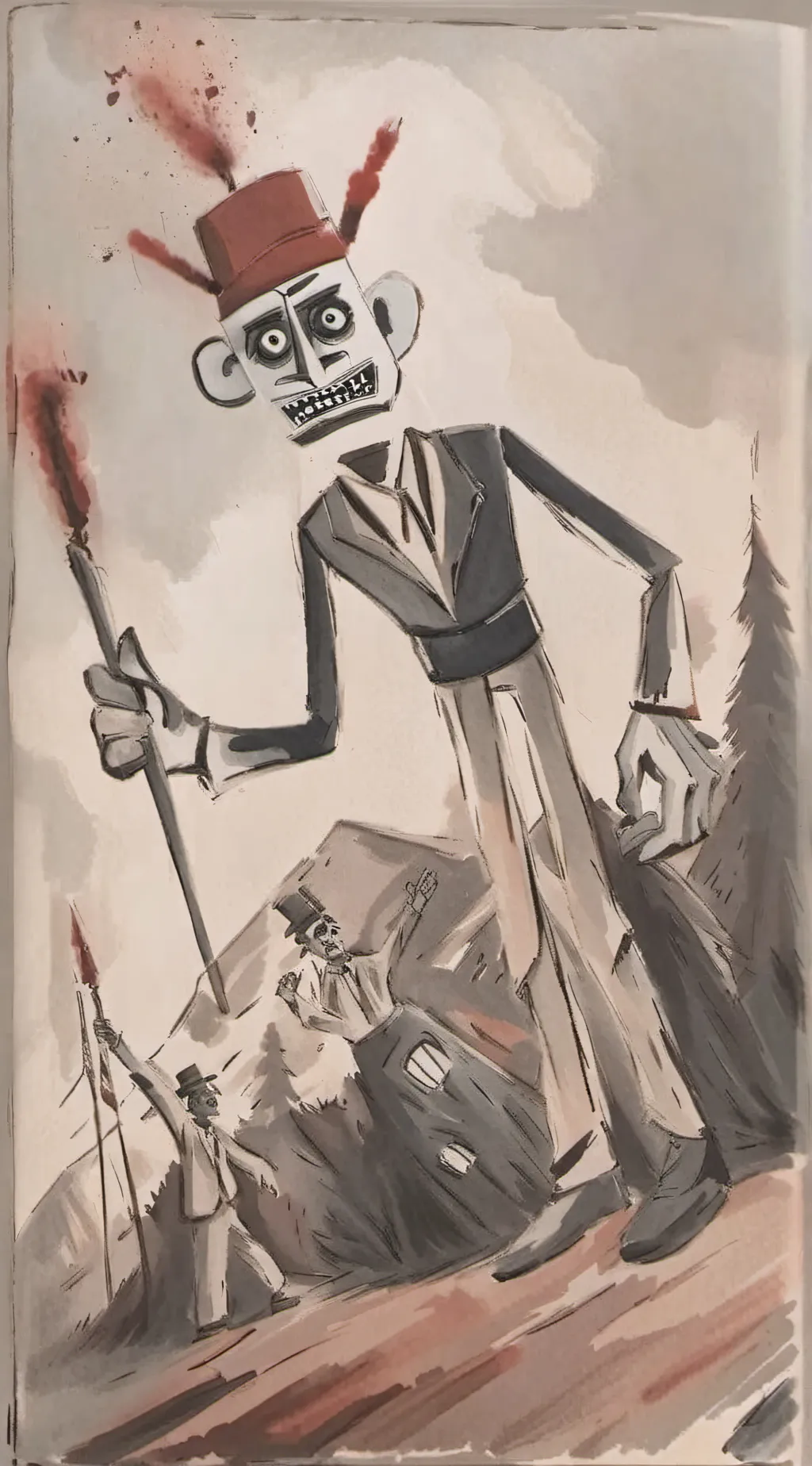 ai character: zozobra 2022 background