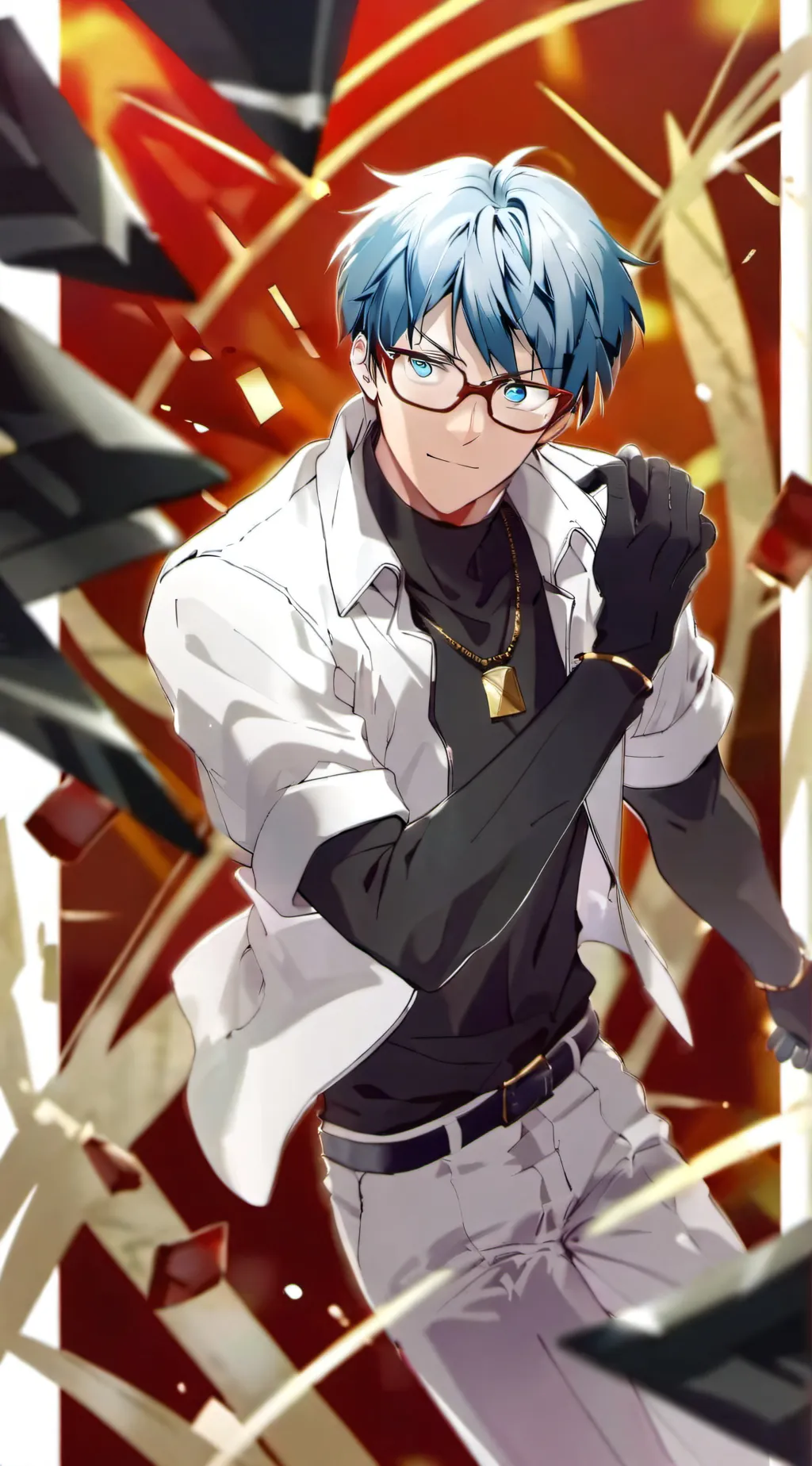 ai character: Tenya Iida  background