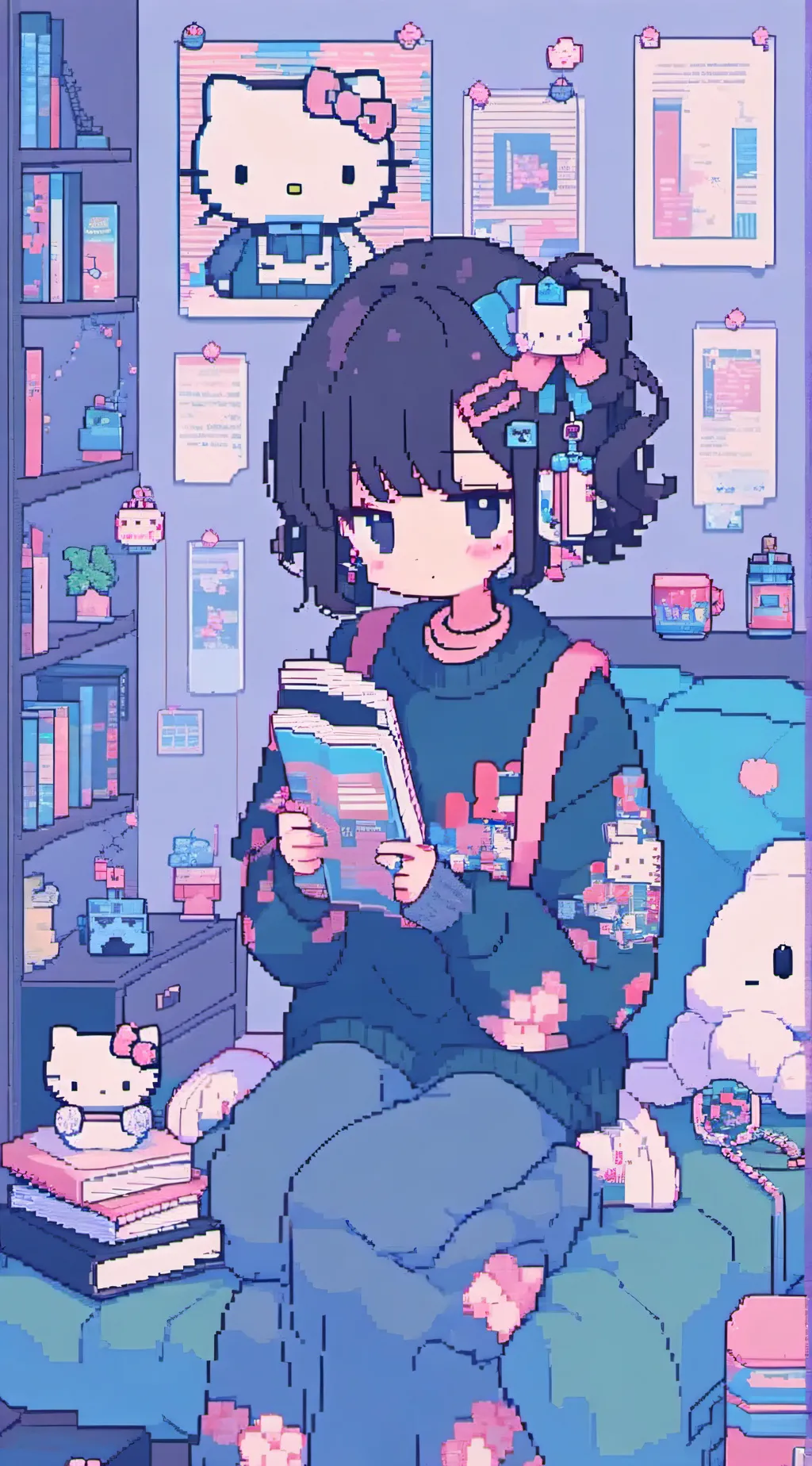 ai character: :( background