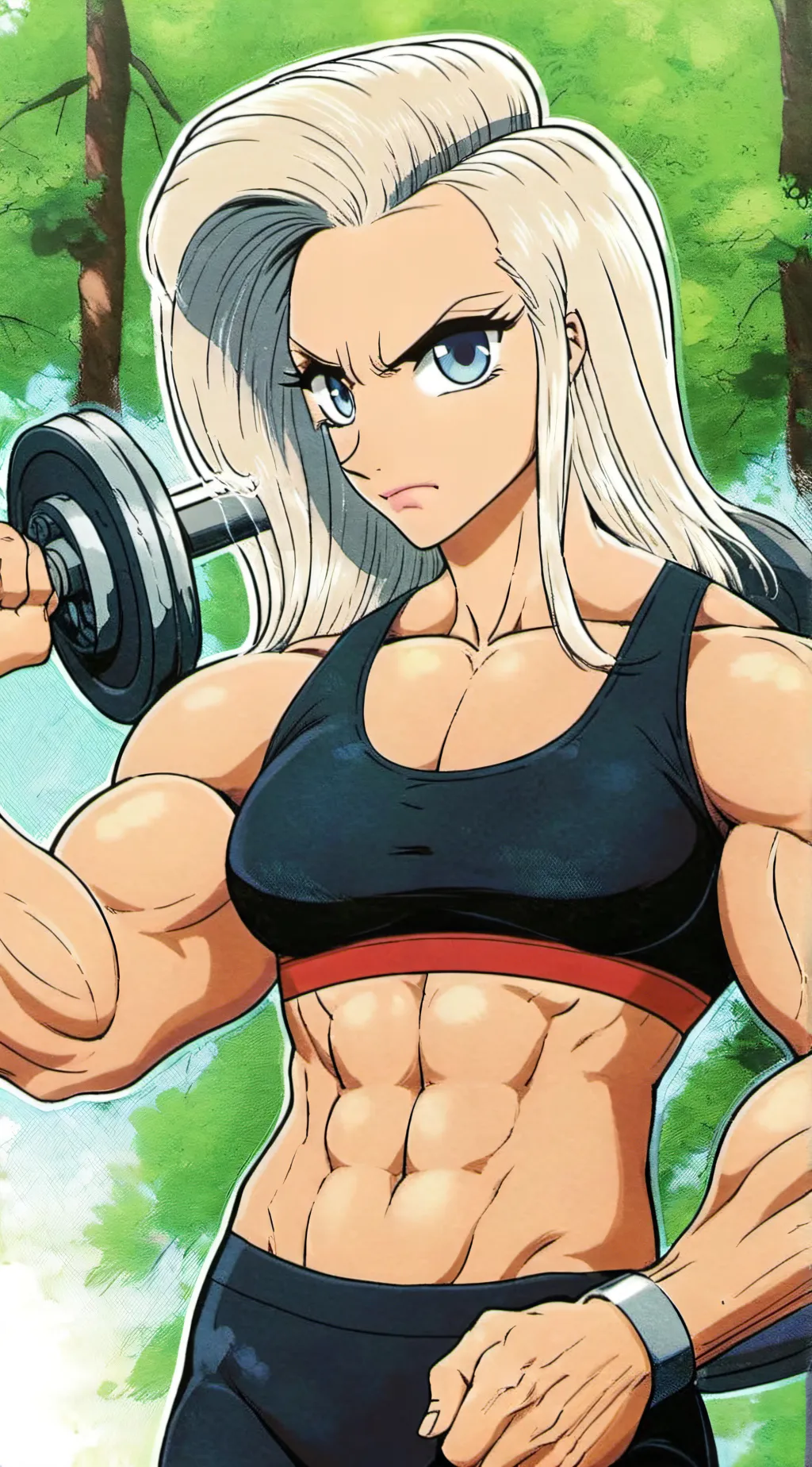 ai character: abby background