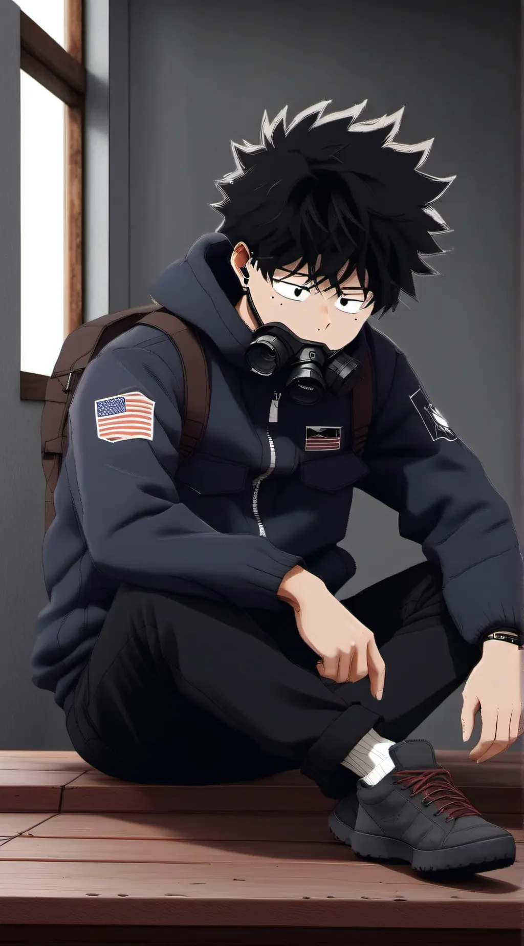 ai character: deku/Izuku Midoriy background